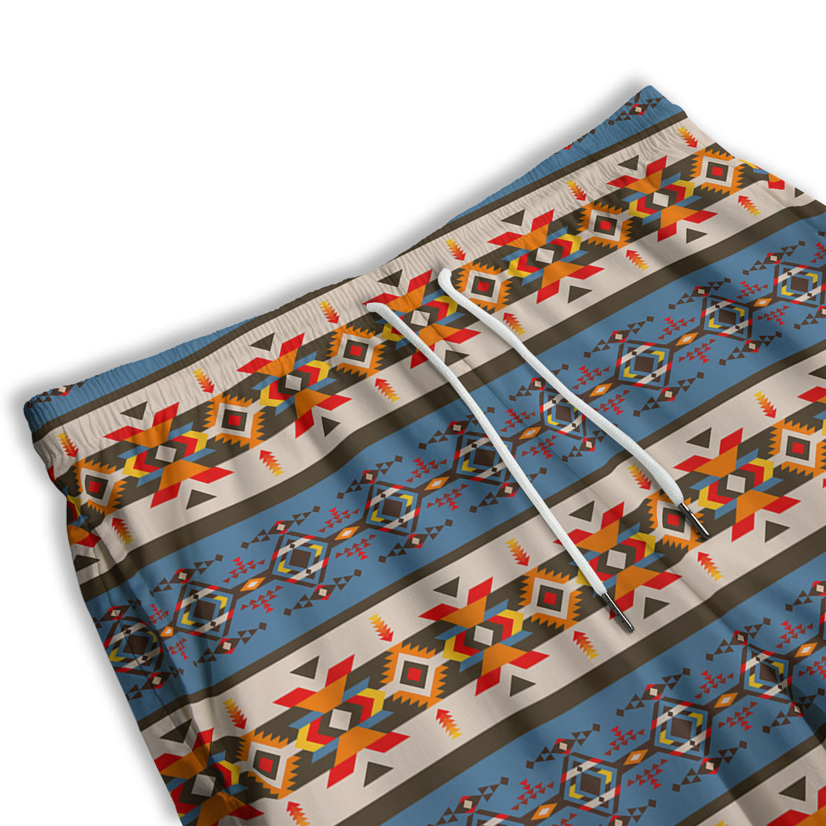 American Native Tribal Navajo Print Men's Athletic Shorts