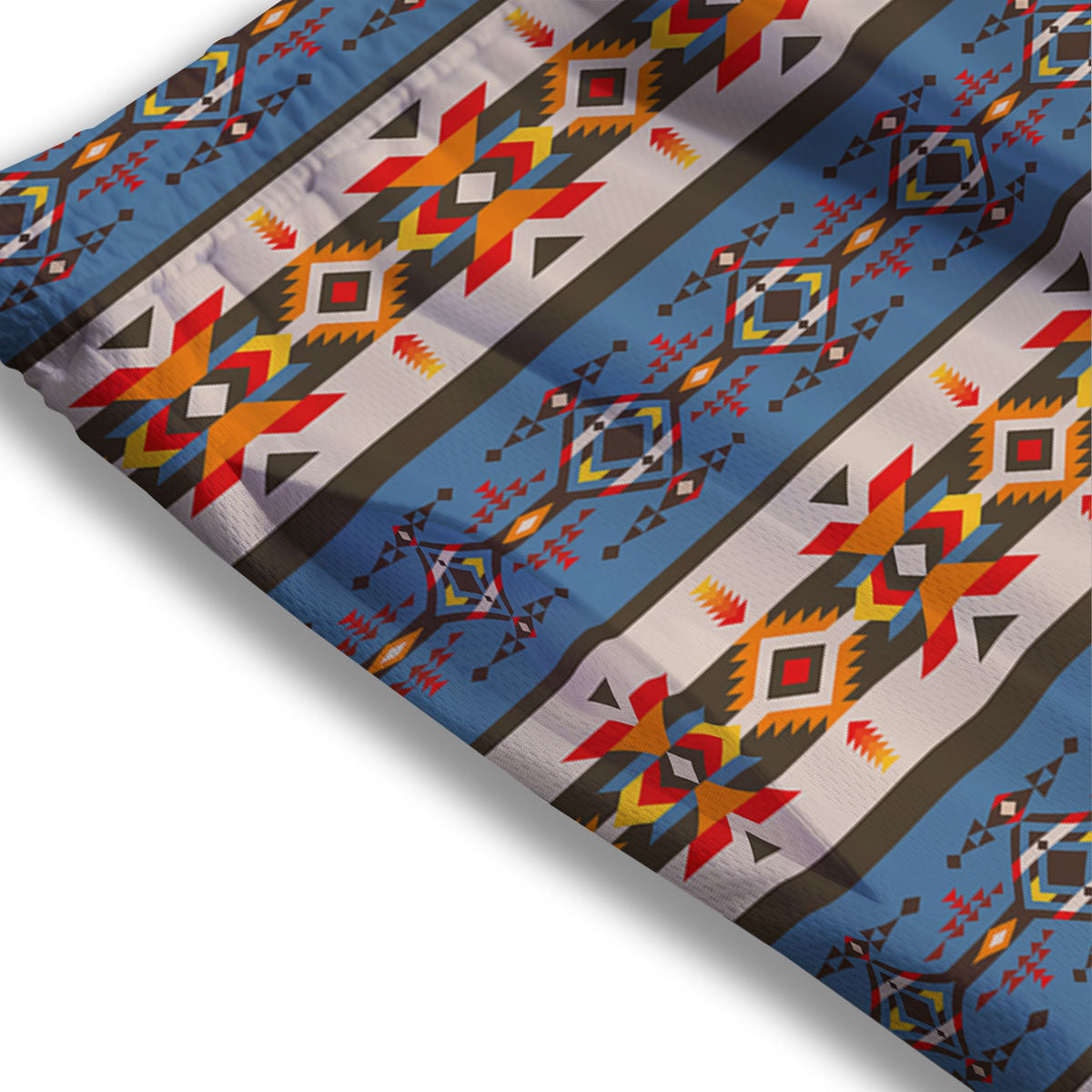 American Native Tribal Navajo Print Mesh Shorts