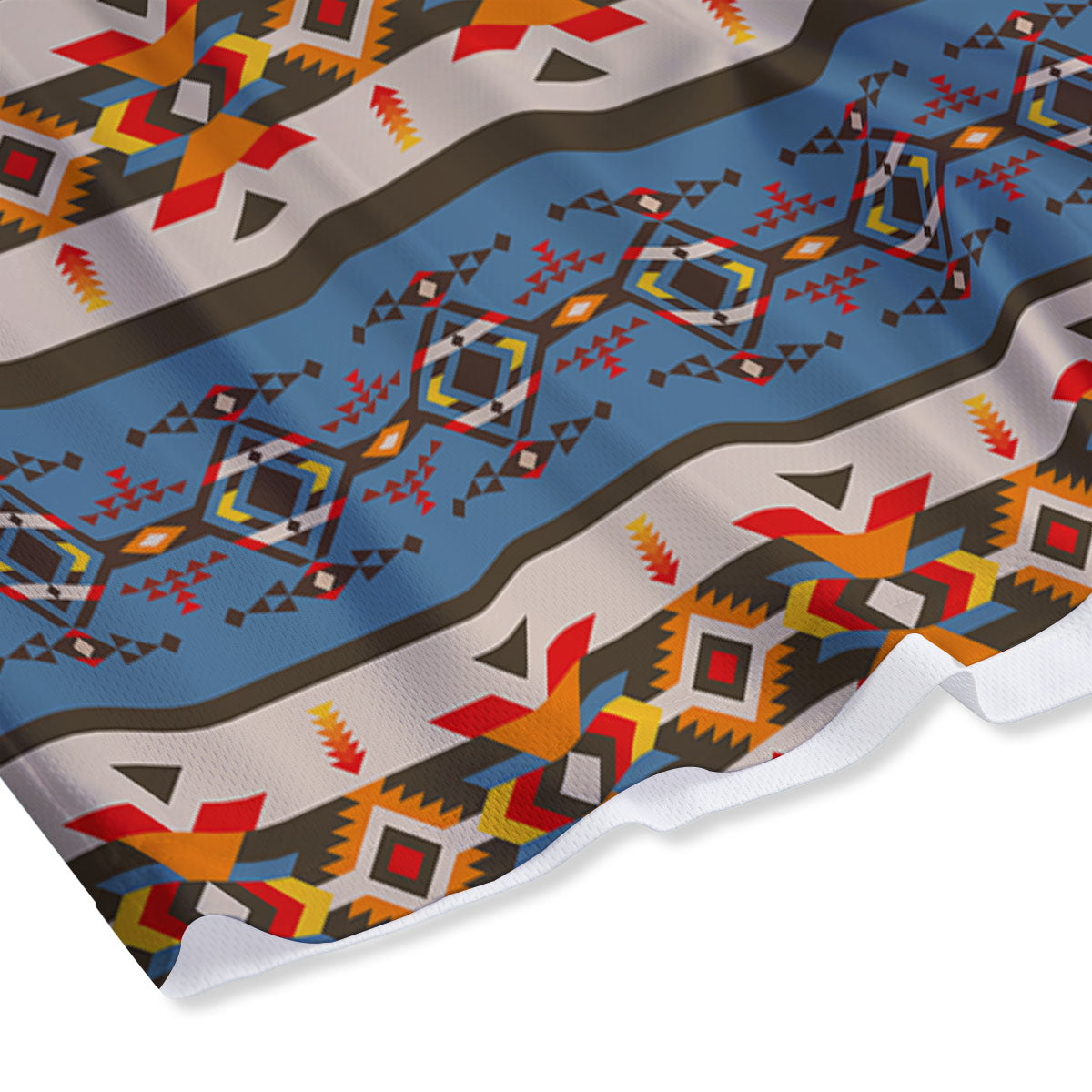 American Native Tribal Navajo Print Mesh Shorts