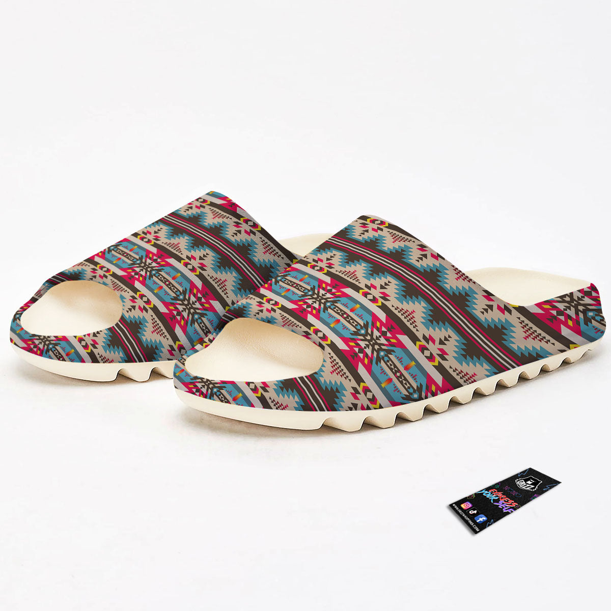 American Native Tribal Print Pattern Sandals-grizzshop