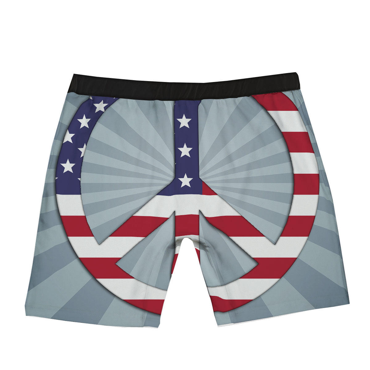 American Peace Flag Print Boxer Briefs-grizzshop