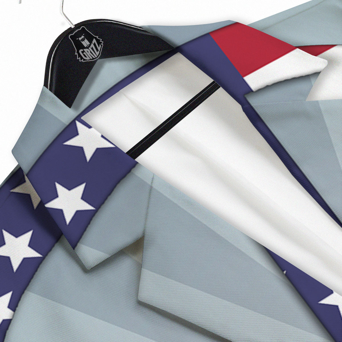 American Peace Flag Print Men's Sport Coat-grizzshop