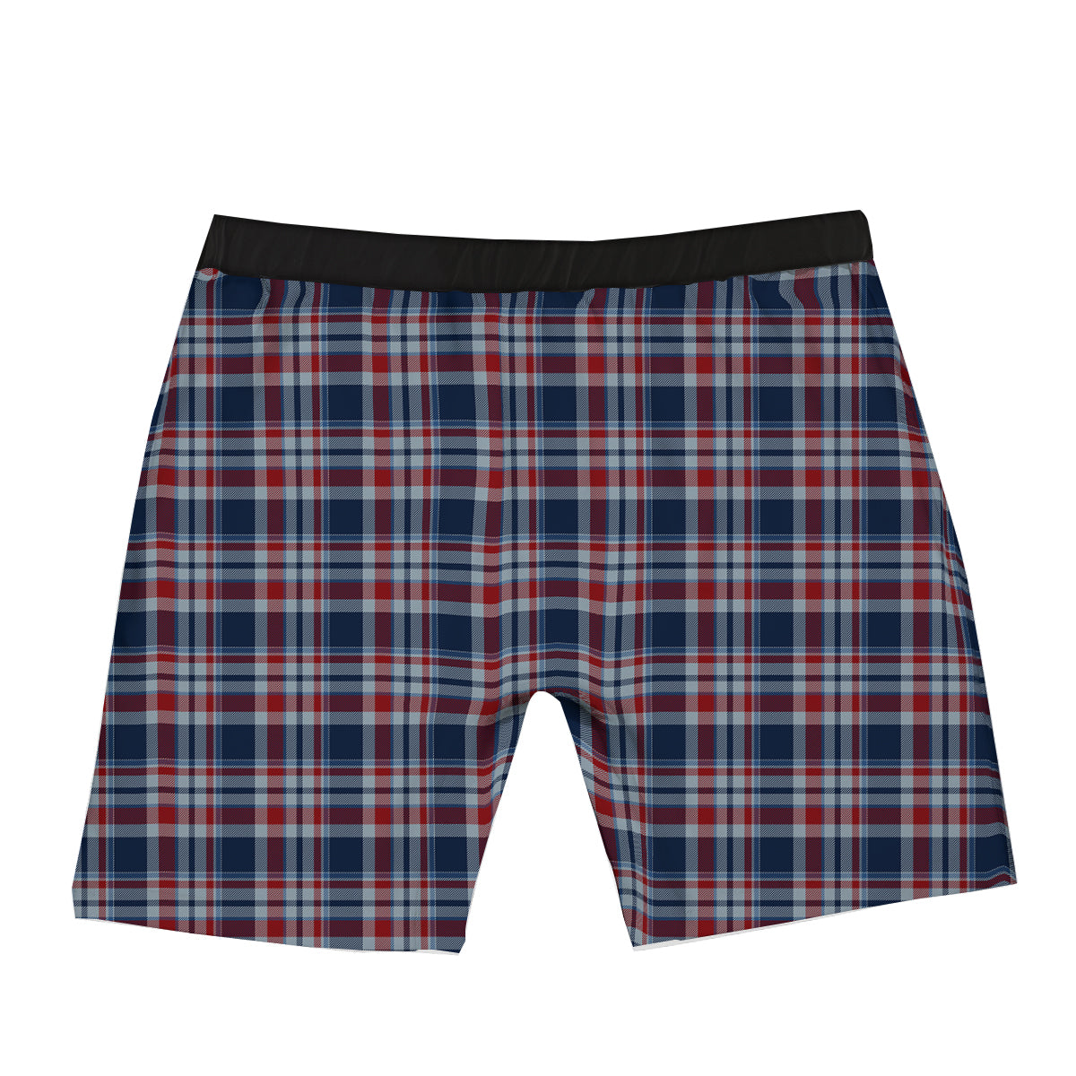 American Plaid Print Pattern Boxer Briefs-grizzshop