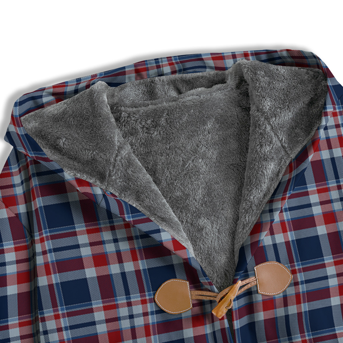 American Plaid Print Pattern Men's Windbreaker Jacket-grizzshop