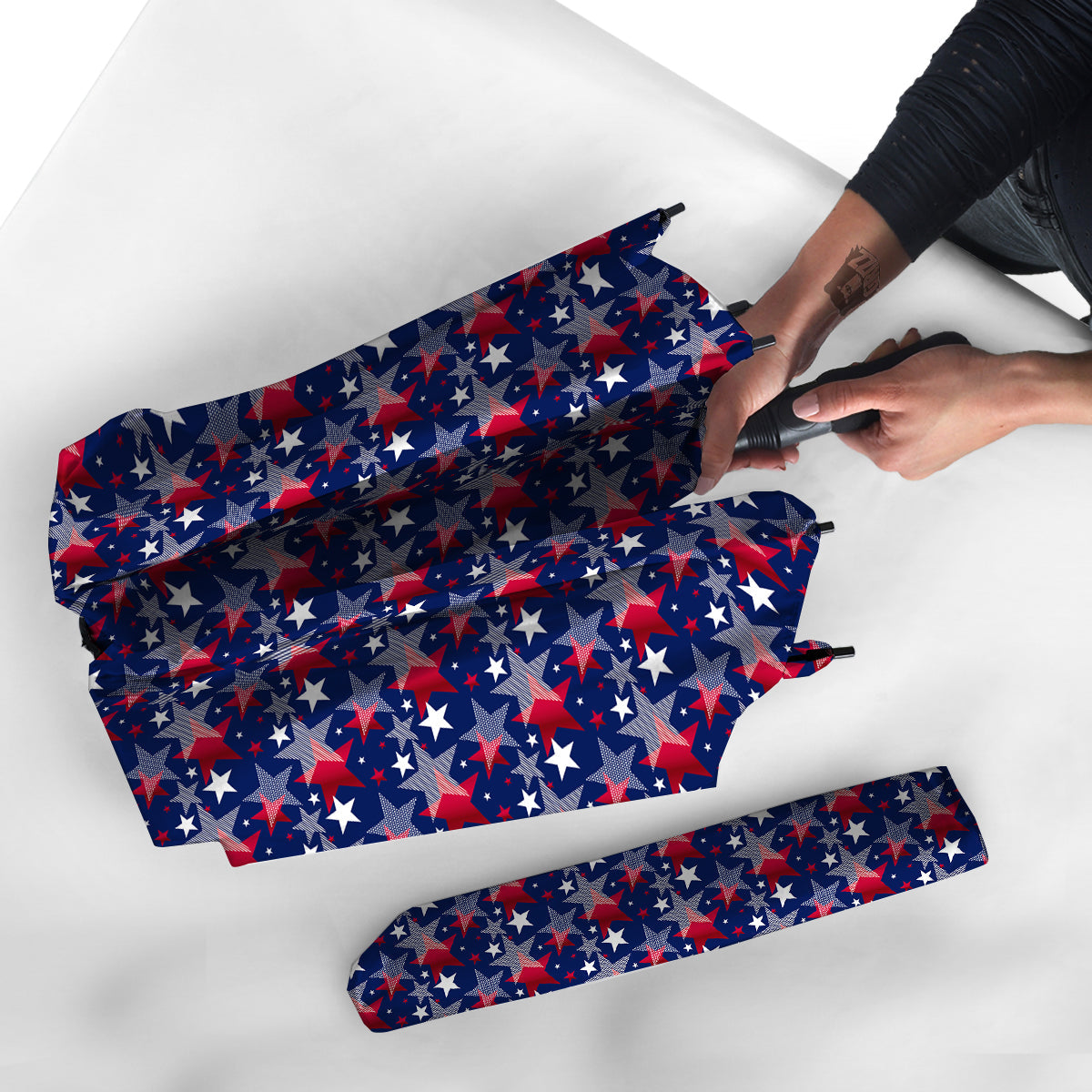 American Star 4th of July Print Pattern Umbrella-grizzshop