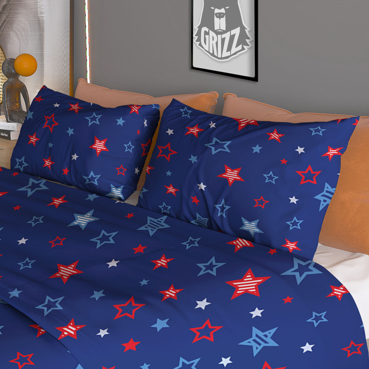 American Tribal Native Print Pattern Duvet Cover Bedding Set