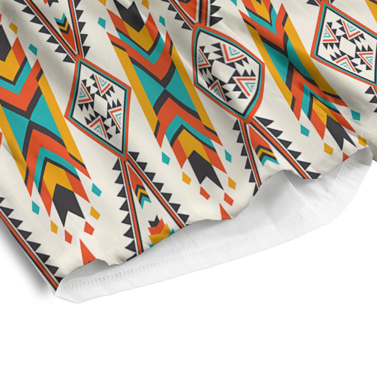 American Tribal Native Print Pattern Men's Athletic Shorts