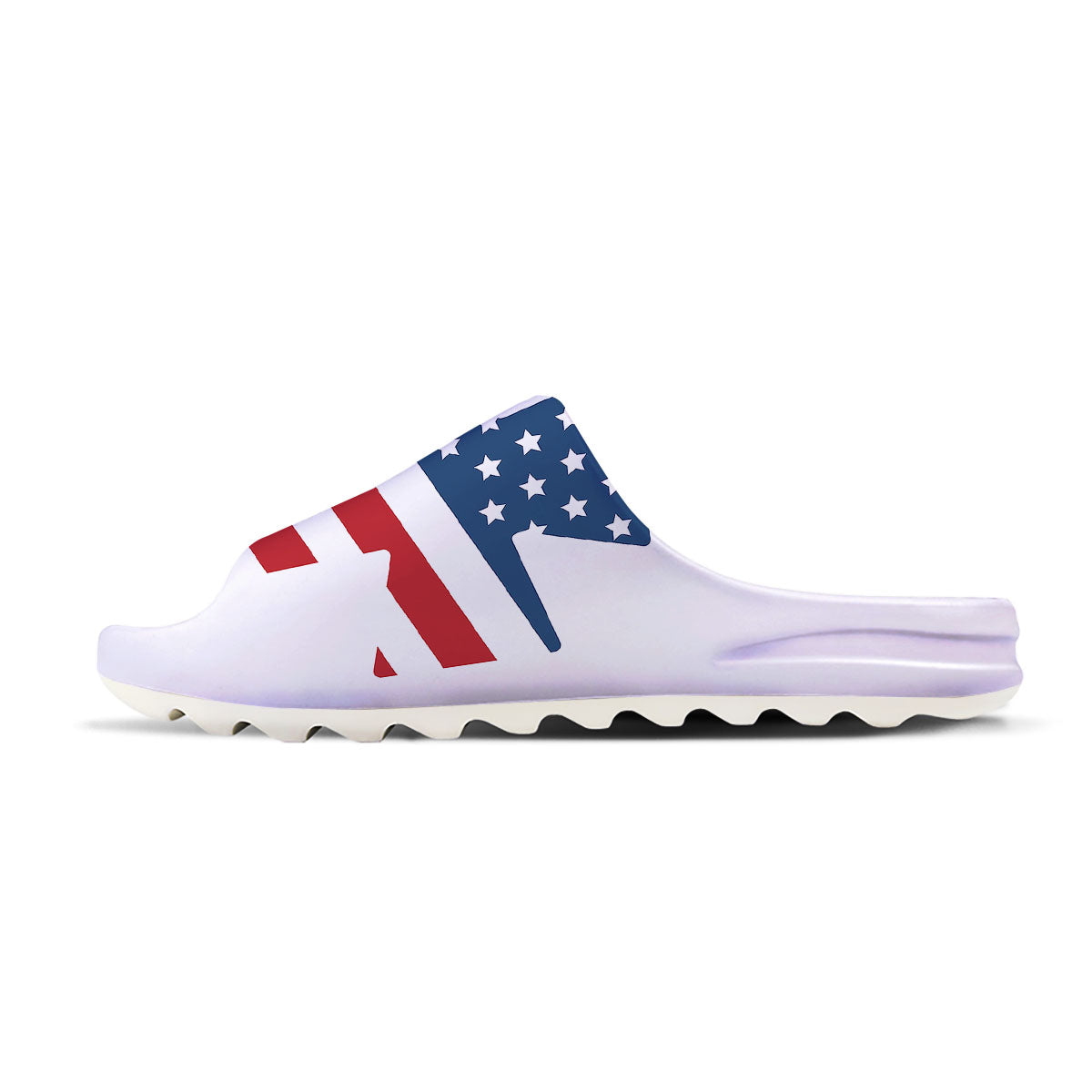 American Flag Christian Cross Print Sandals-grizzshop
