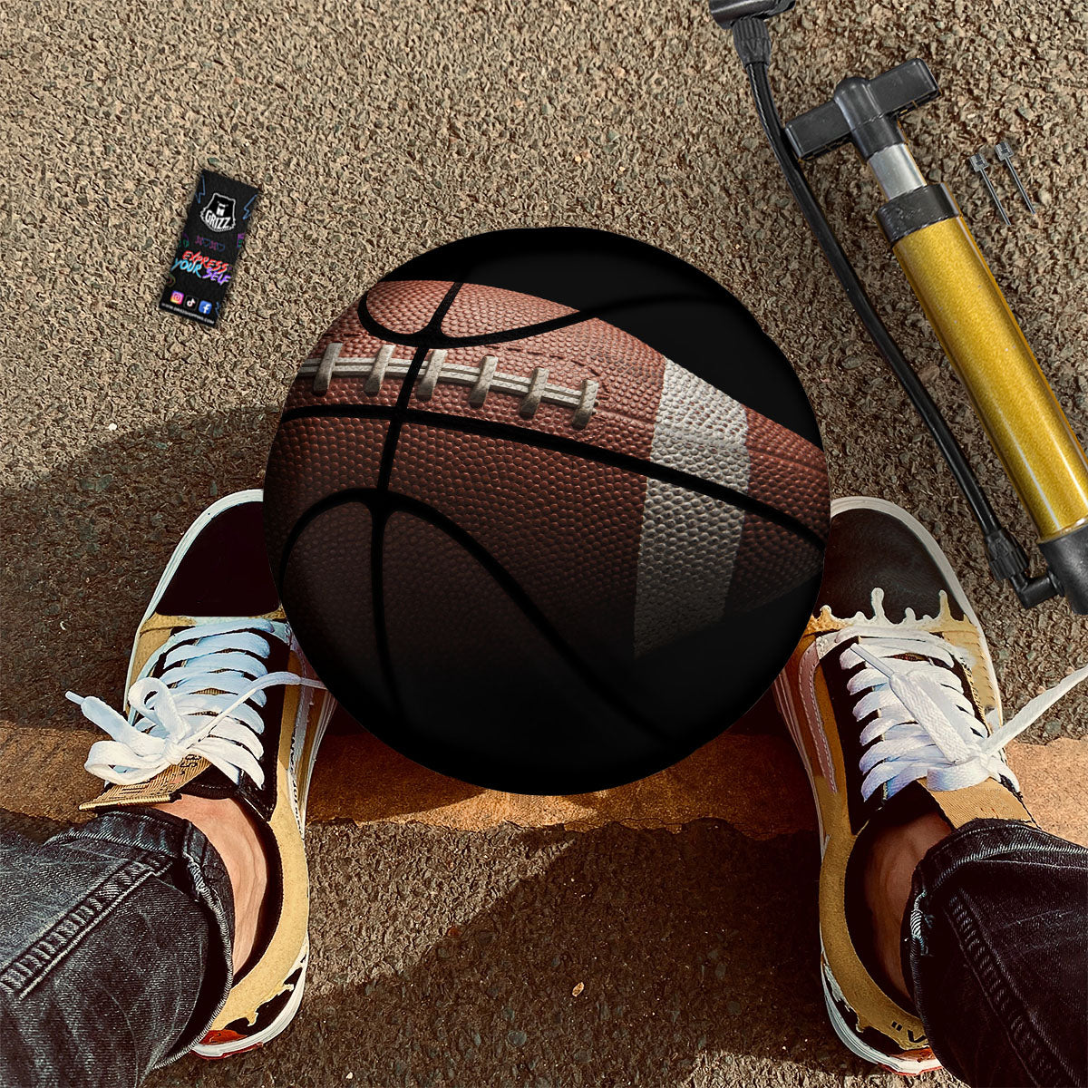 American Football Print Ball Basketball