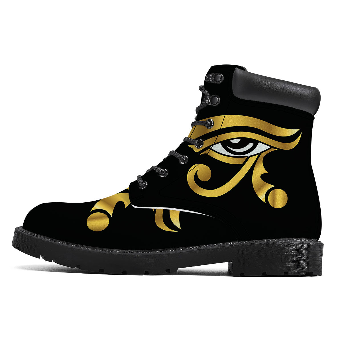 Amulet Eye Of Horus Print Boots-grizzshop