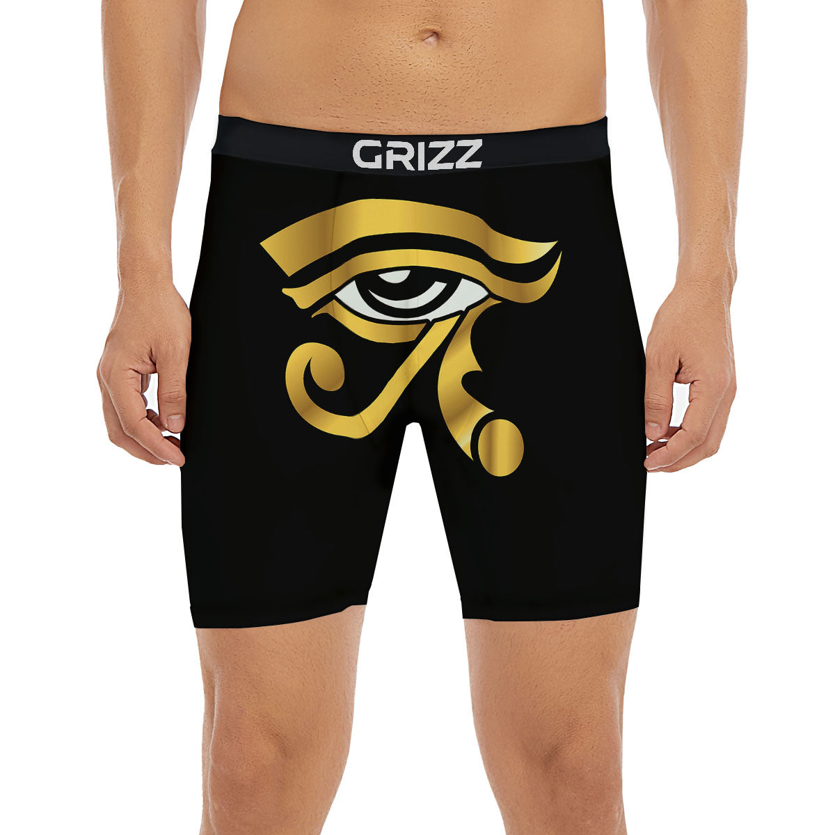 Amulet Eye Of Horus Print Boxer Briefs-grizzshop