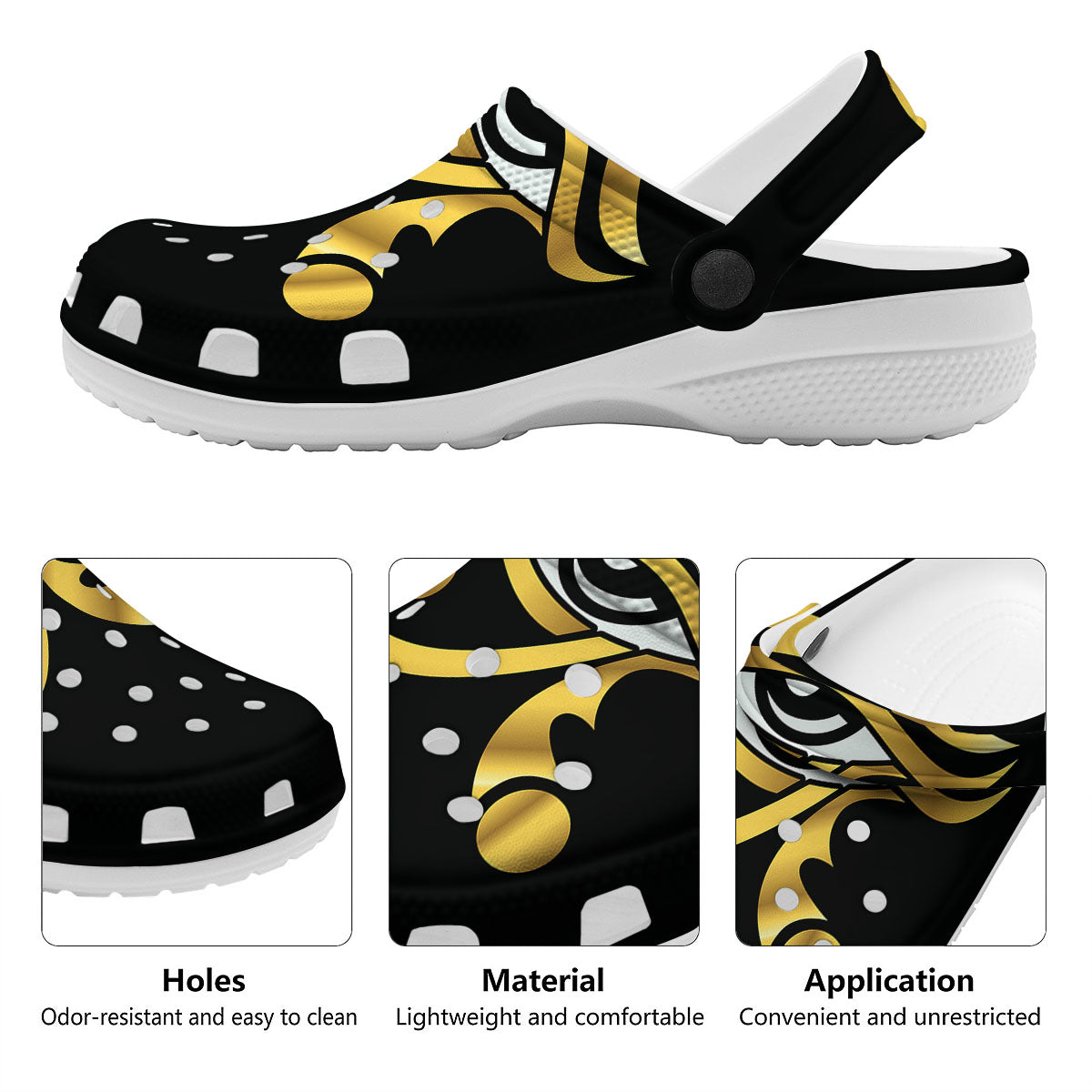 Amulet Eye Of Horus Print Clog-grizzshop