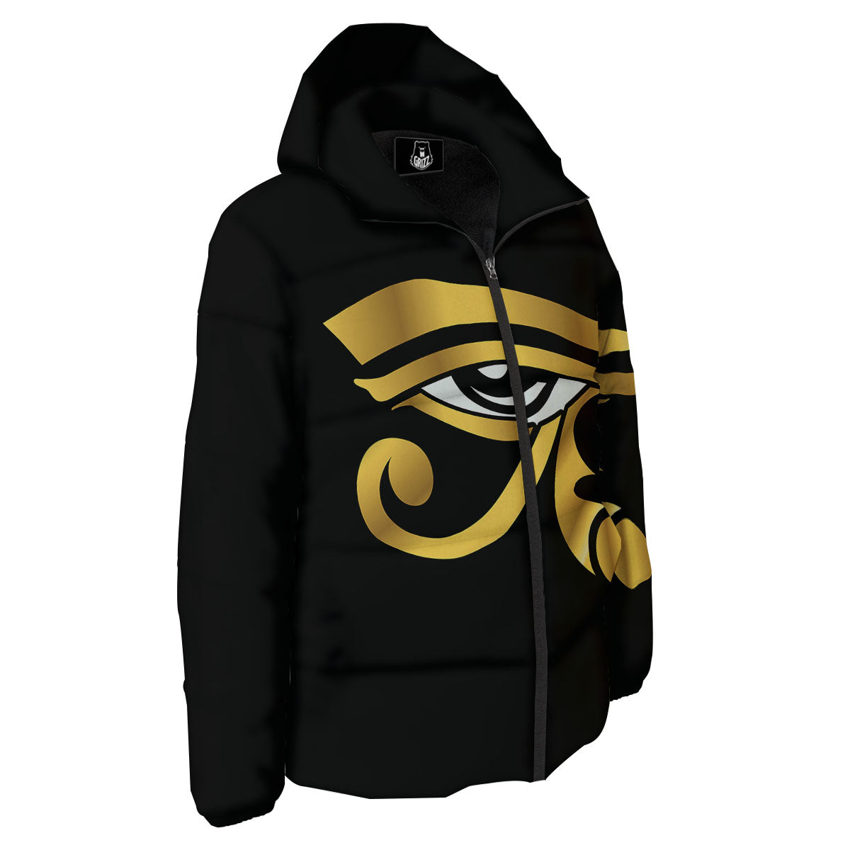 Amulet Eye Of Horus Print Down Jacket-grizzshop