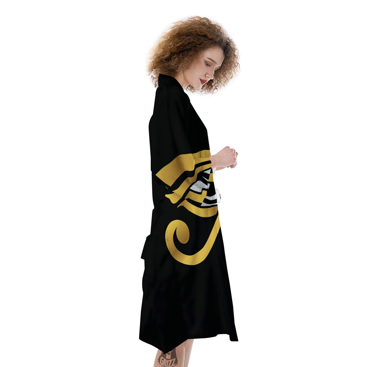Amulet Eye Of Horus Print Kimono-grizzshop