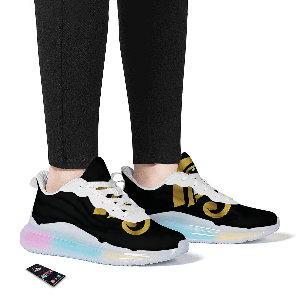 Amulet Eye Of Horus Print Running Sneakers-grizzshop