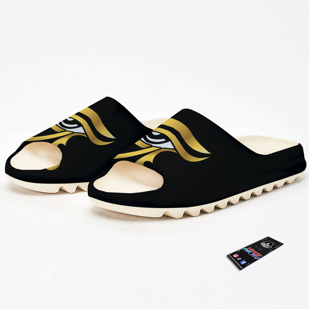 Amulet Eye Of Horus Print Sandals-grizzshop