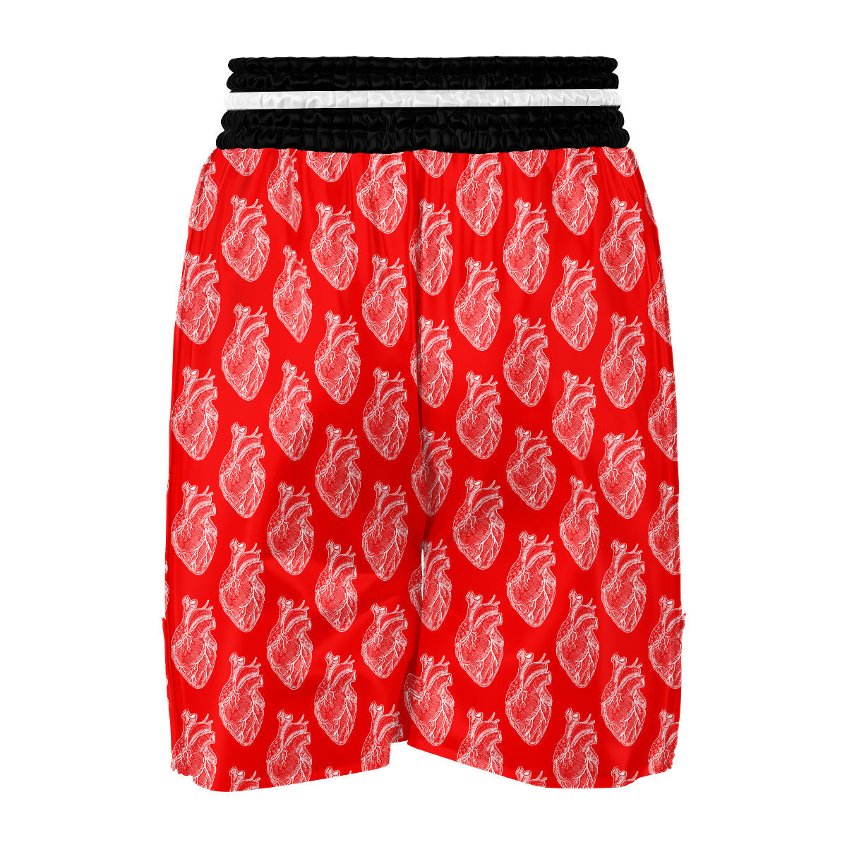 Anatomy Print Pattern Boxing Shorts-grizzshop