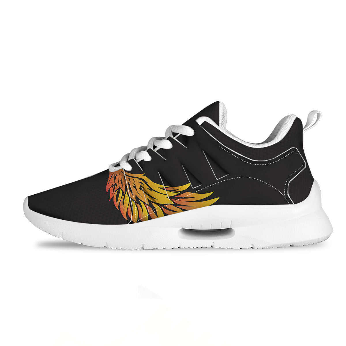 Angel Phoenix Print Tennis Shoes-grizzshop