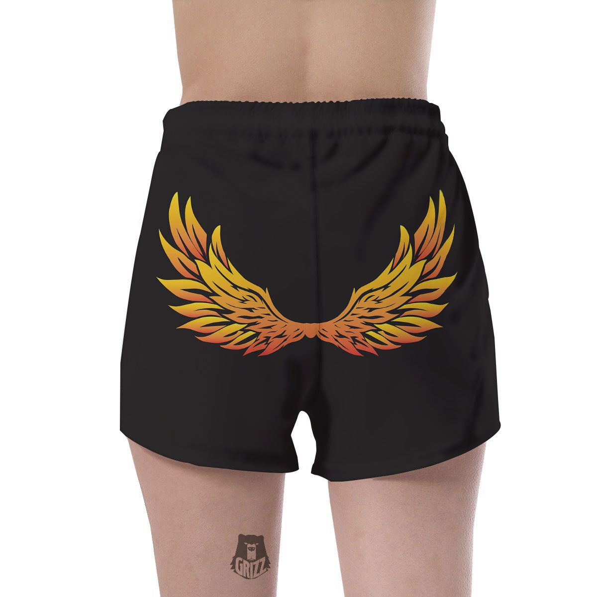Angel Phoenix Print Women's Shorts-grizzshop