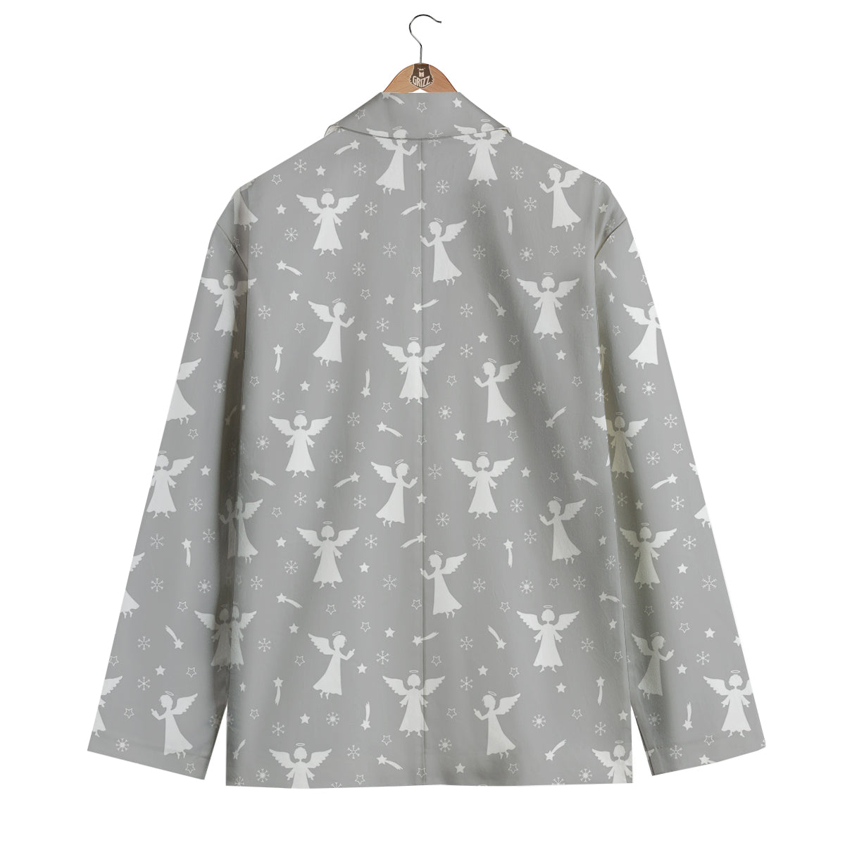 Angel Print Pattern Men's Blazer-grizzshop