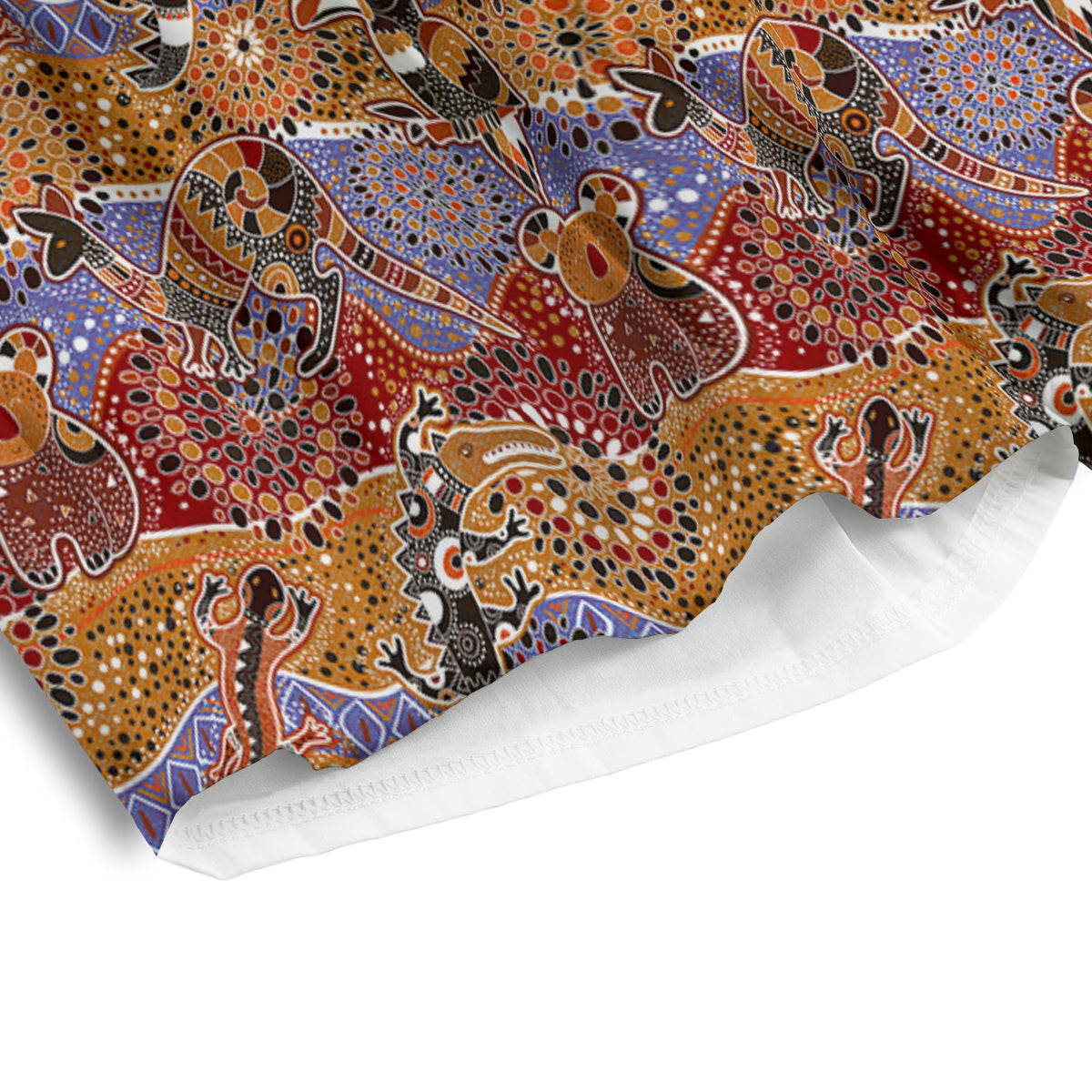 Animals Aboriginal Print Pattern Men's Athletic Shorts