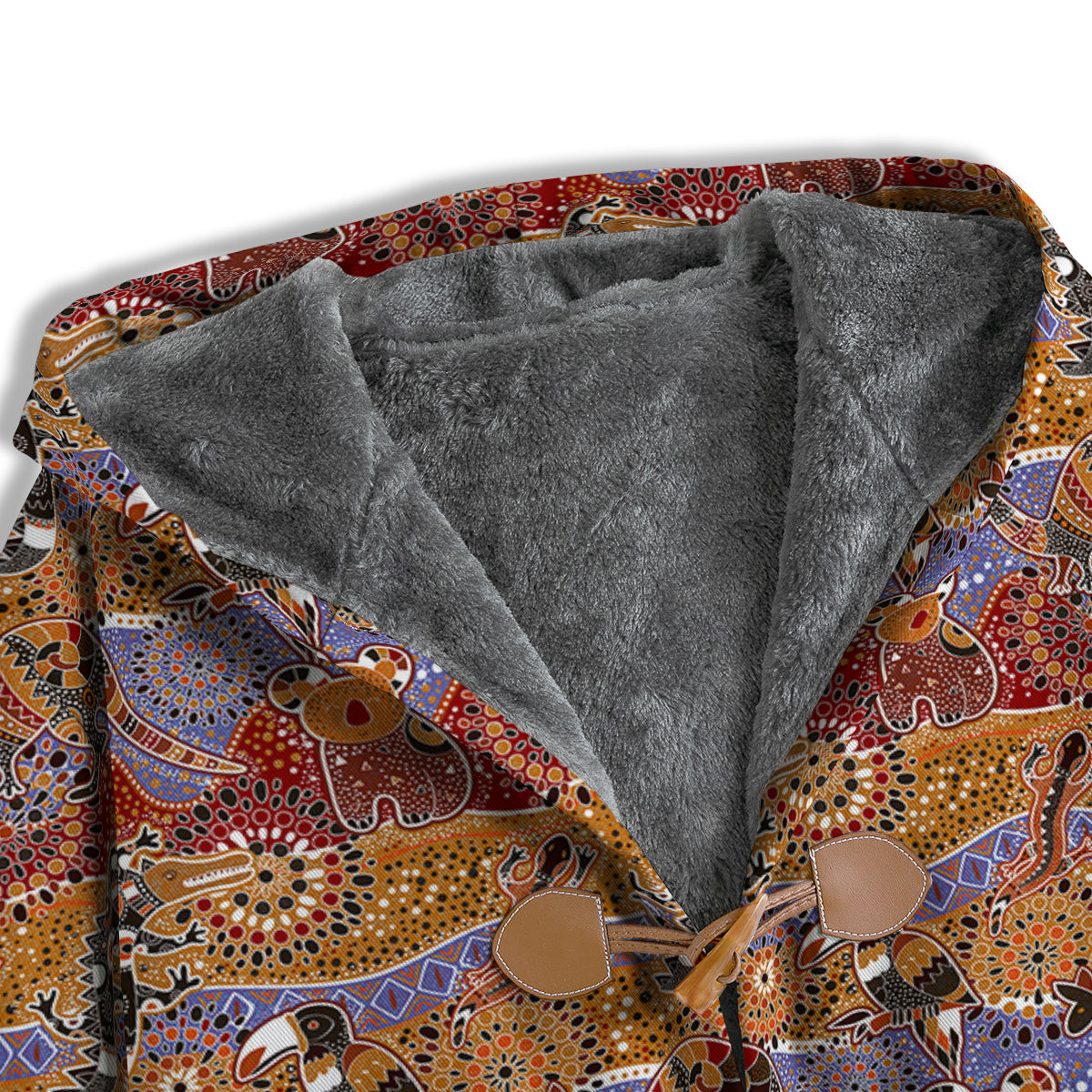 Animals Aboriginal Print Pattern Men's Windbreaker Jacket-grizzshop