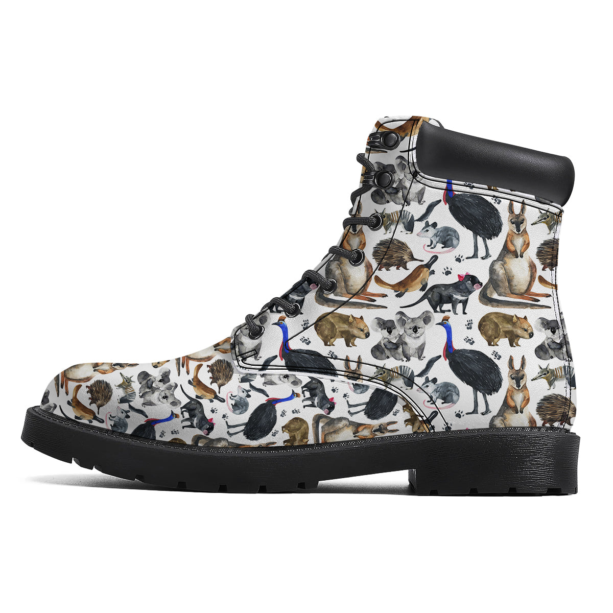 Animals Australian Print Pattern Boots-grizzshop