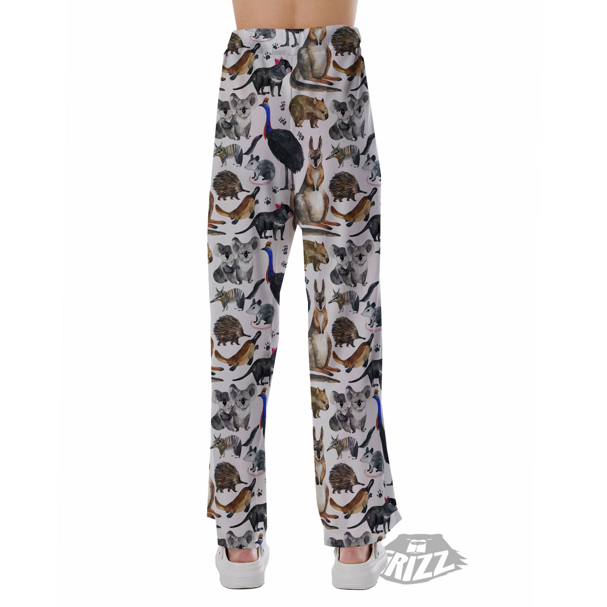 Animals Australian Print Pattern Pajama Pants-grizzshop