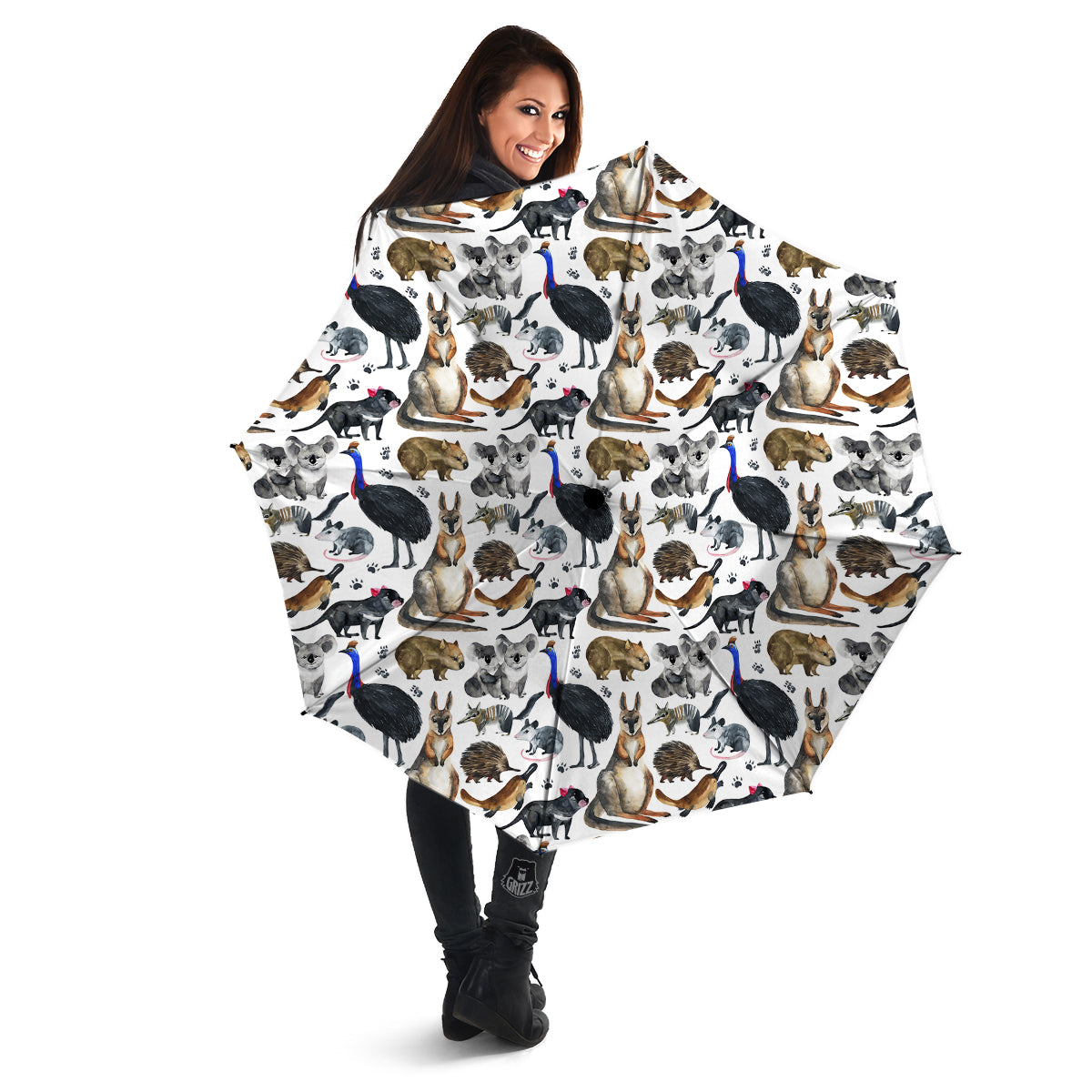 Animals Australian Print Pattern Umbrella-grizzshop