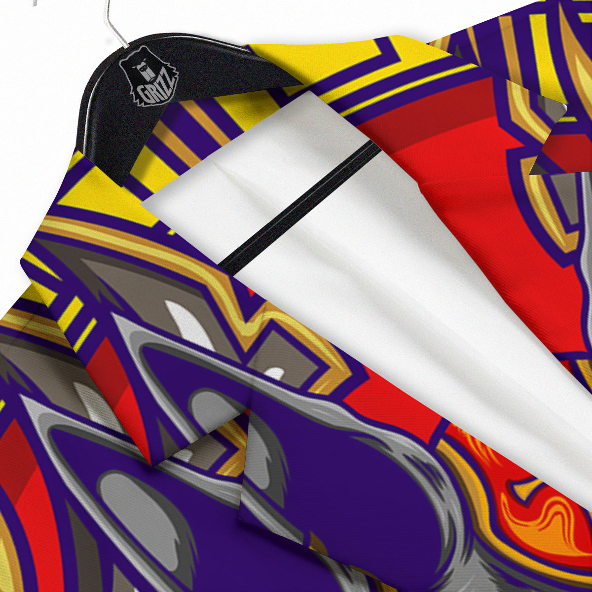 Anubis Exotic Egyptian Print Men's Sport Coat-grizzshop