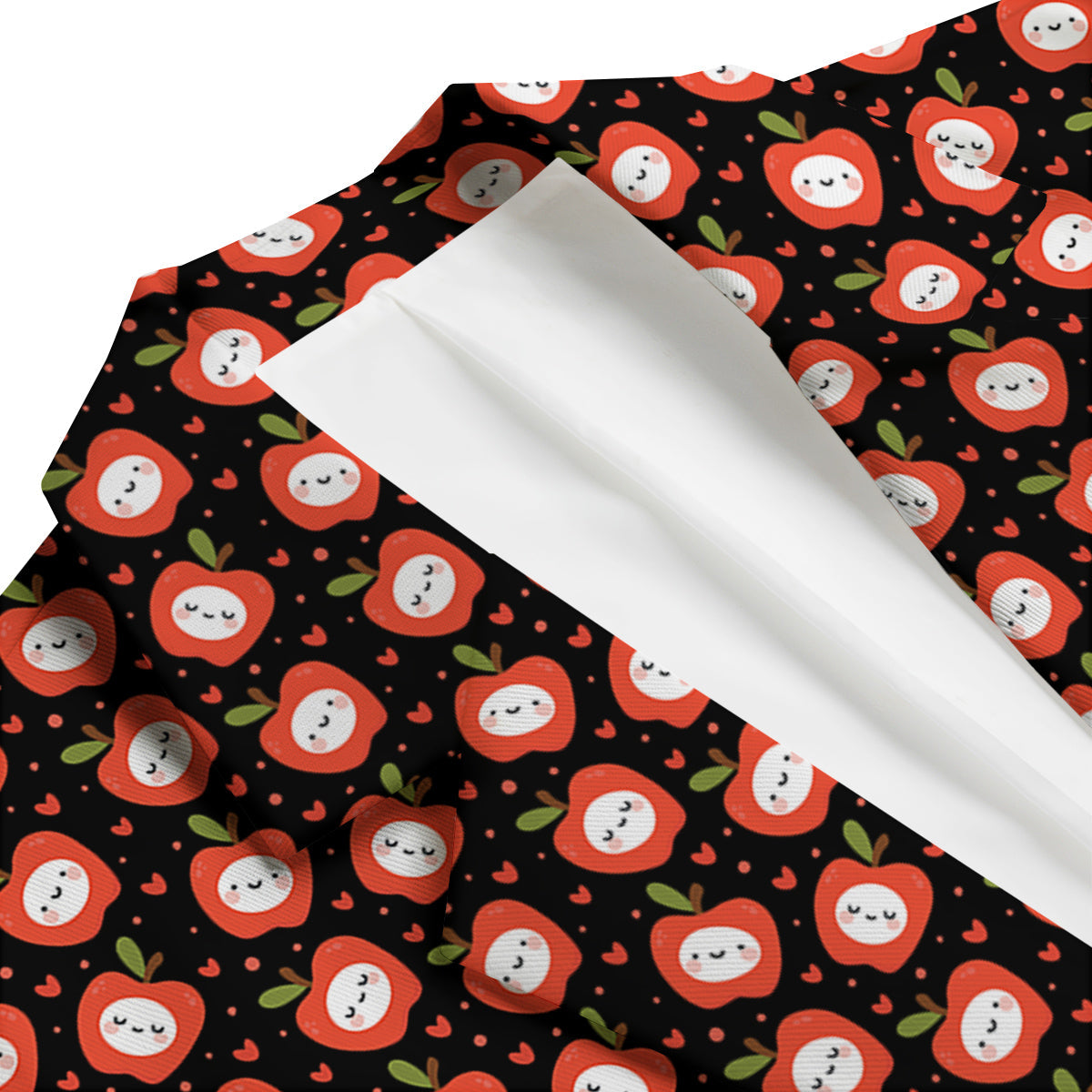 Apple Cute Print Pattern Men's Blazer-grizzshop