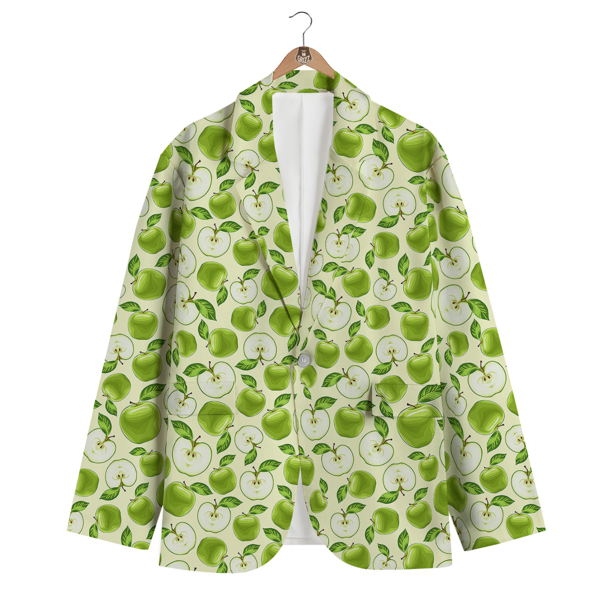 Apple Print Pattern Men's Blazer-grizzshop
