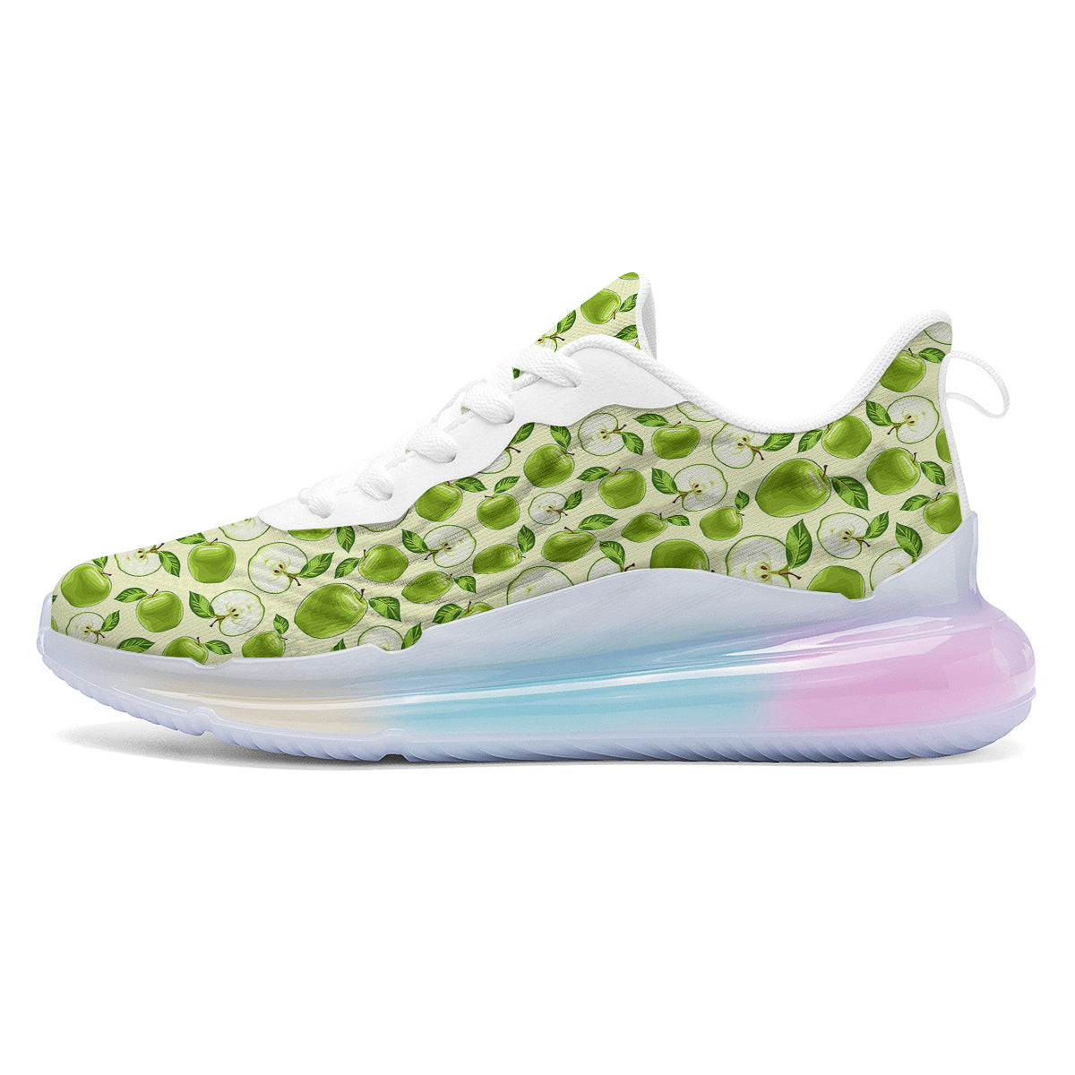 Apple Print Pattern Running Sneakers-grizzshop