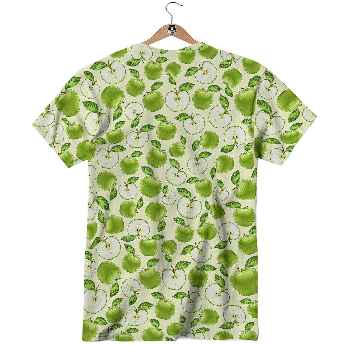 Apple Print Pattern T-Shirt-grizzshop