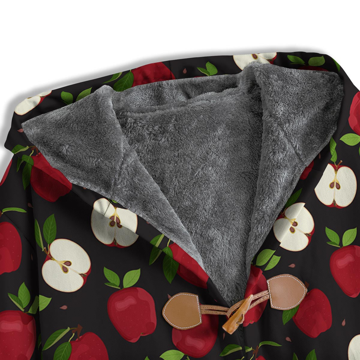 Apple Red Print Pattern Men's Windbreaker Jacket-grizzshop