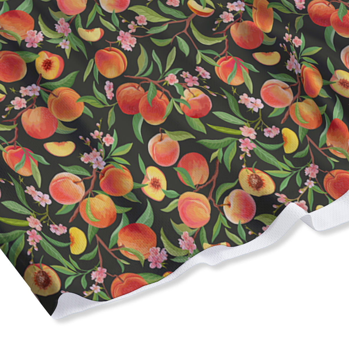Apricot Print Pattern Mesh Shorts-grizzshop