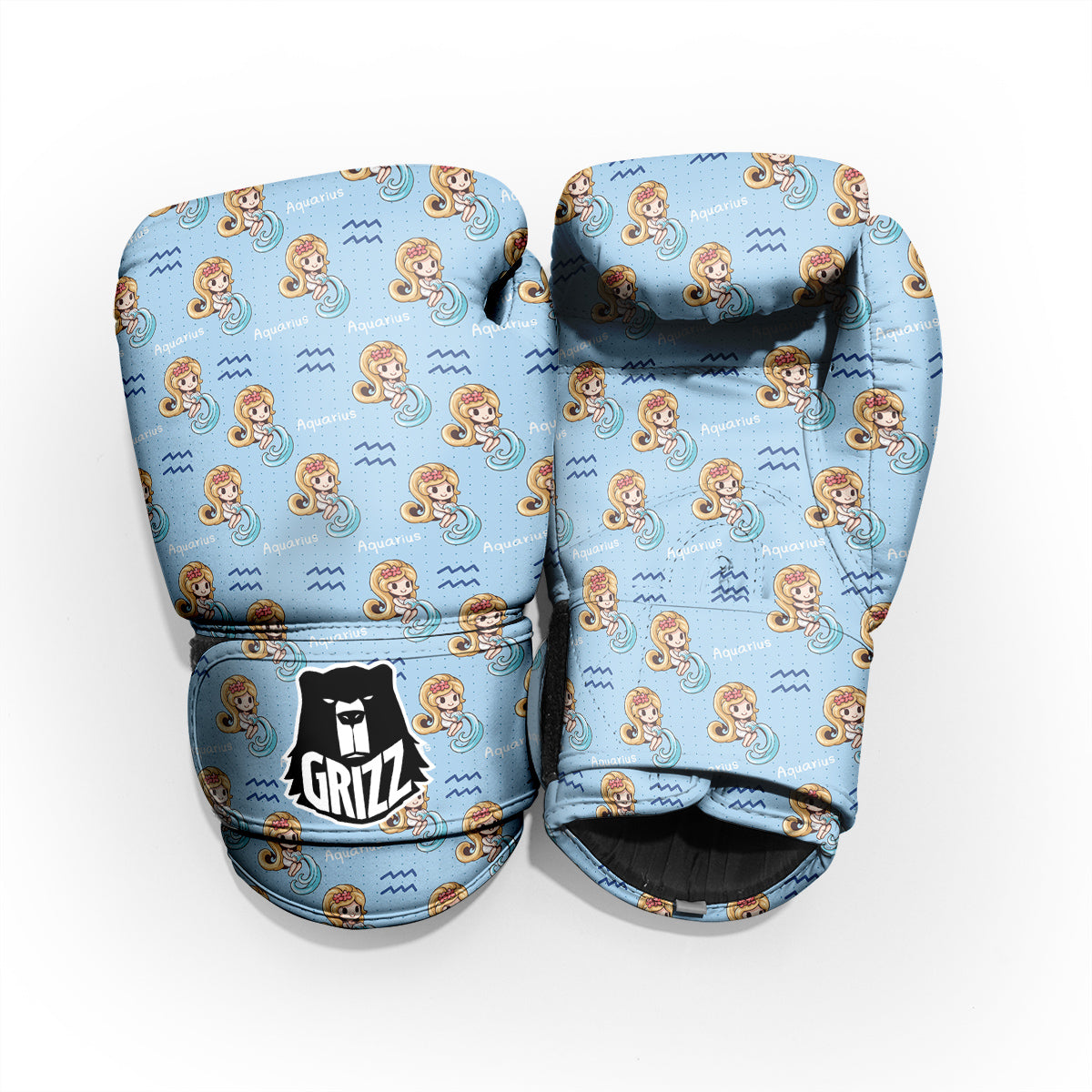 Aquarius Cute Cartoon Print Pattern Pro Boxing Glove