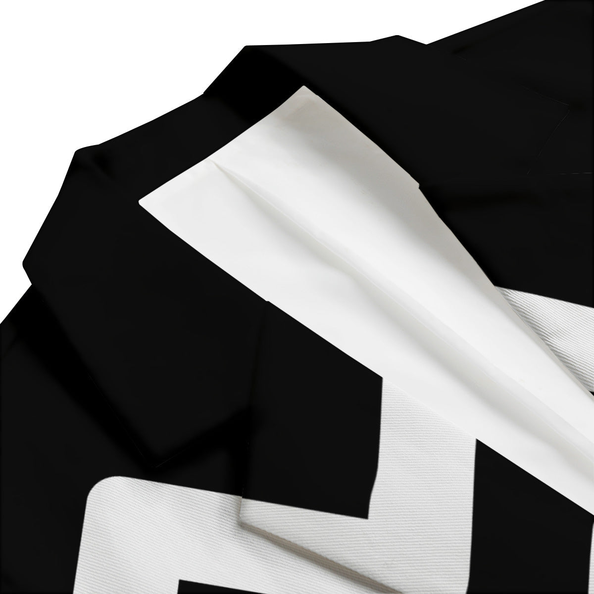 Aquarius Sign White And Black Print Men's Blazer-grizzshop