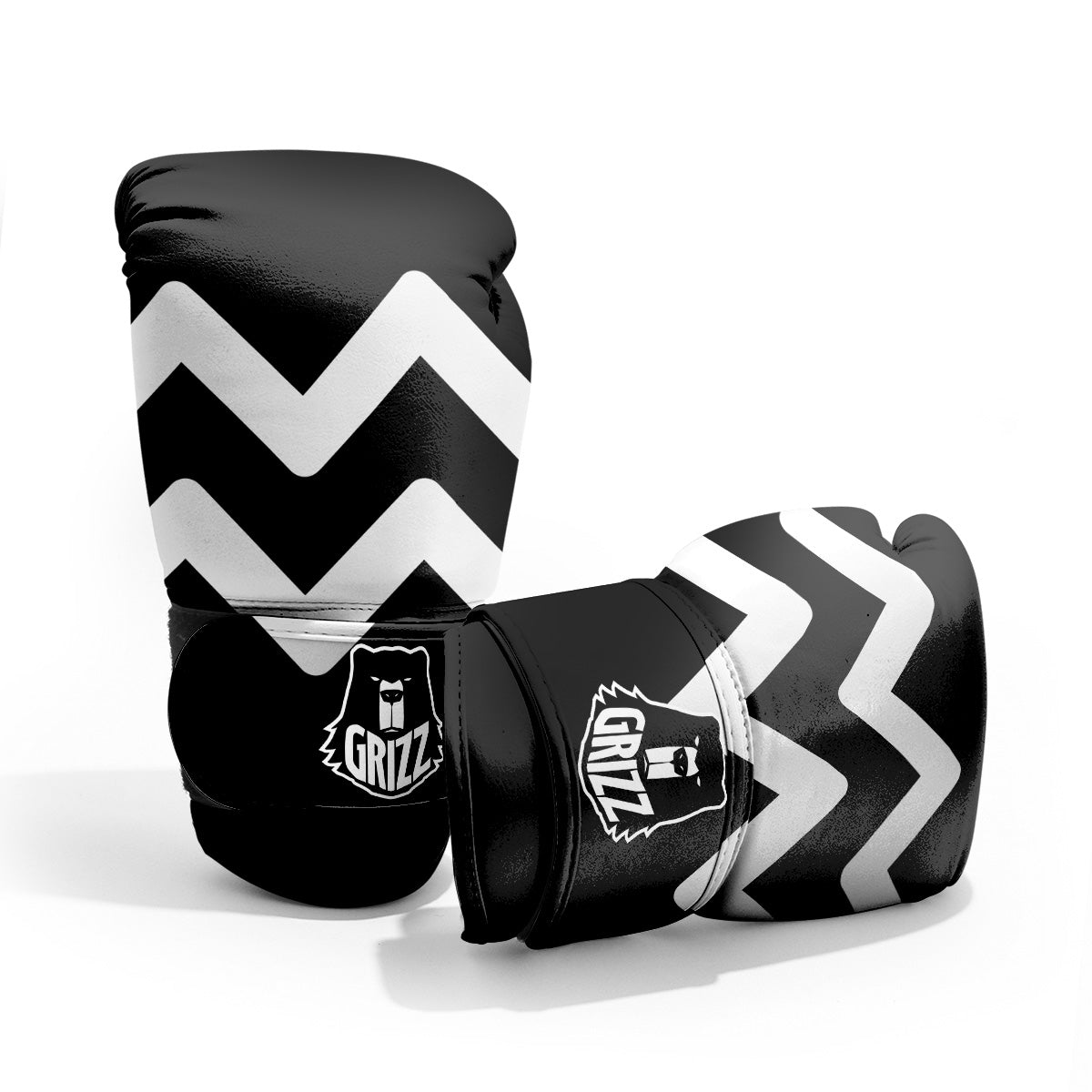 Aquarius Sign White And Black Print Pro Boxing Glove