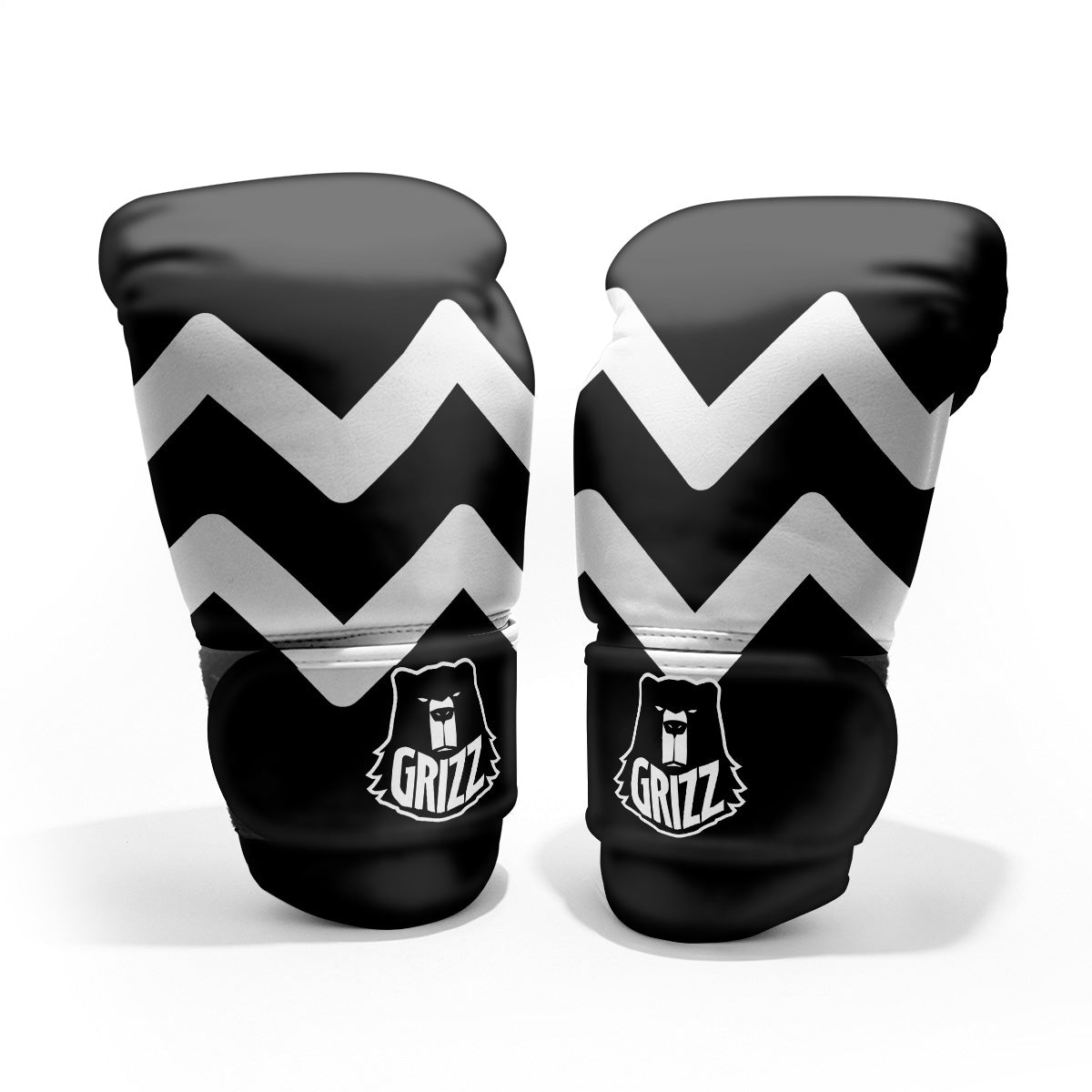 Aquarius Sign White And Black Print Pro Boxing Glove