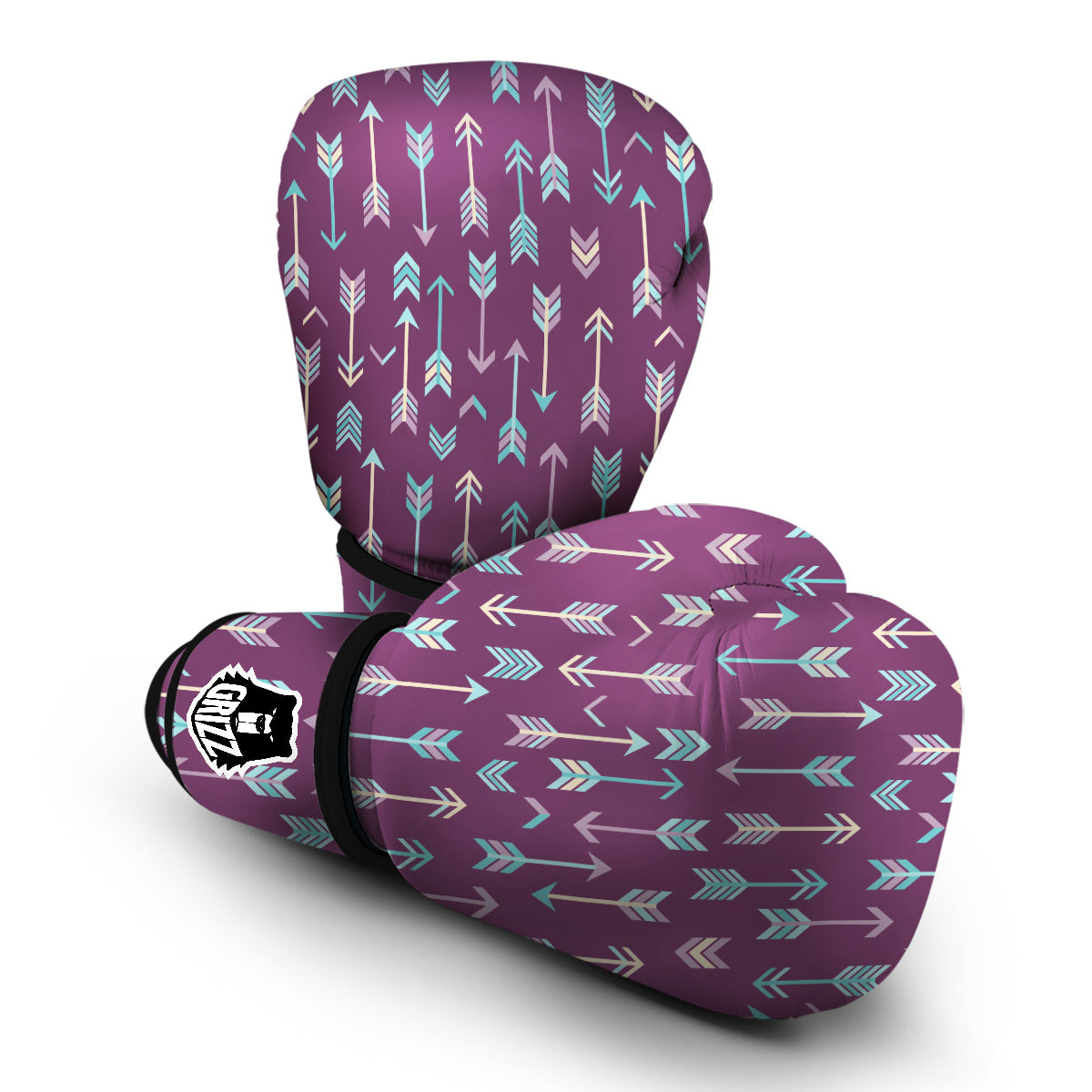 Archery Print Pattern Boxing Gloves-grizzshop