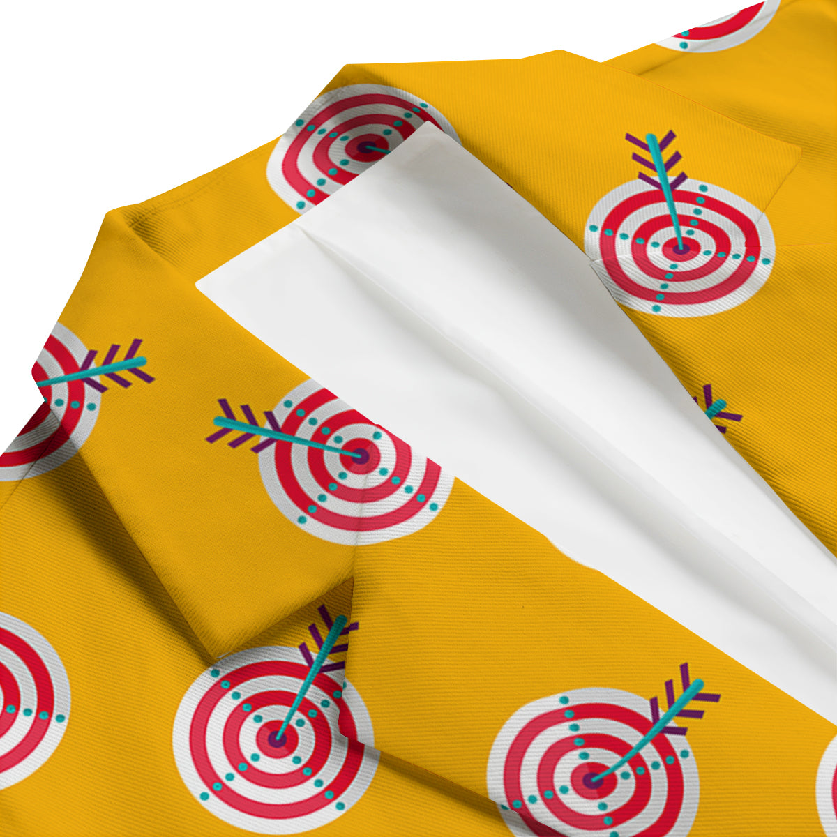Archery Targets Pattern Print Men's Blazer-grizzshop