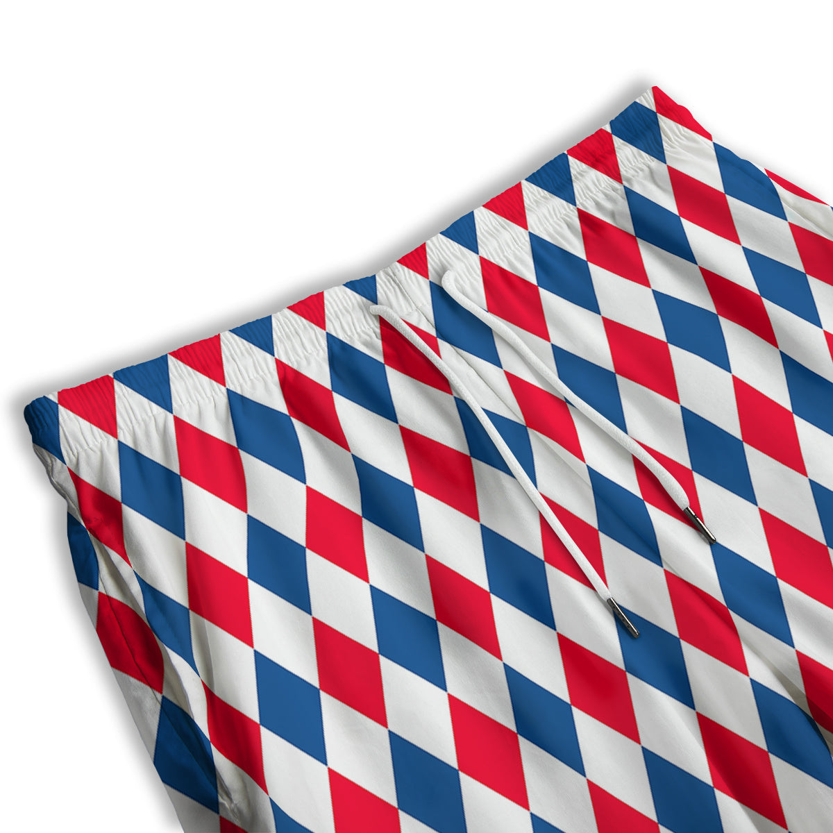 Argyle American Print Pattern Men's Athletic Shorts
