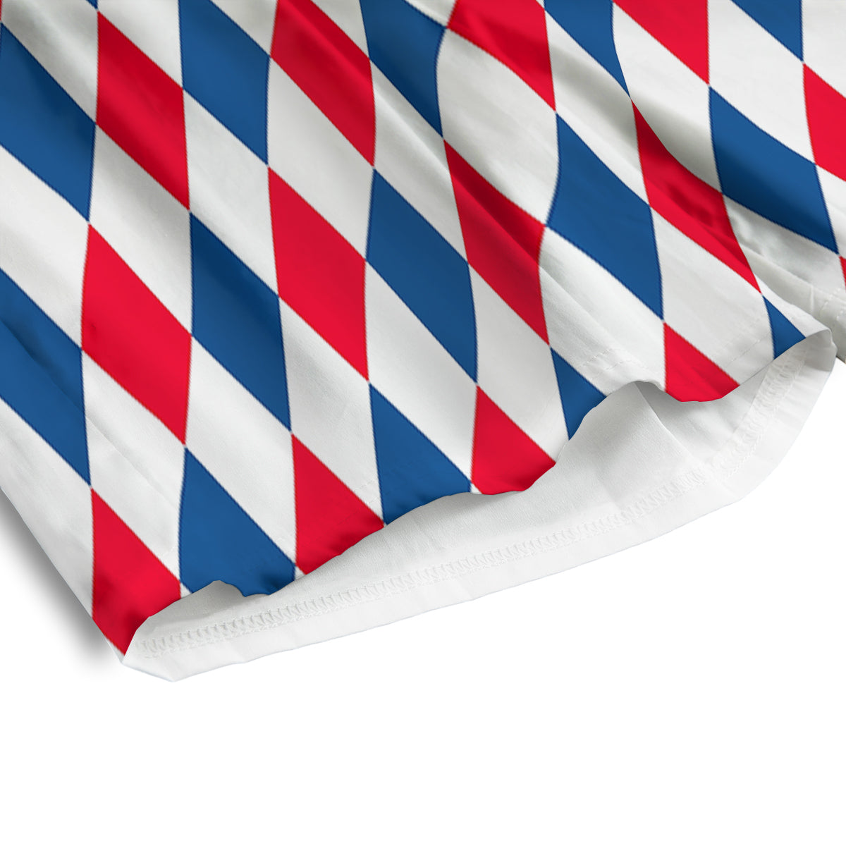 Argyle American Print Pattern Men's Athletic Shorts