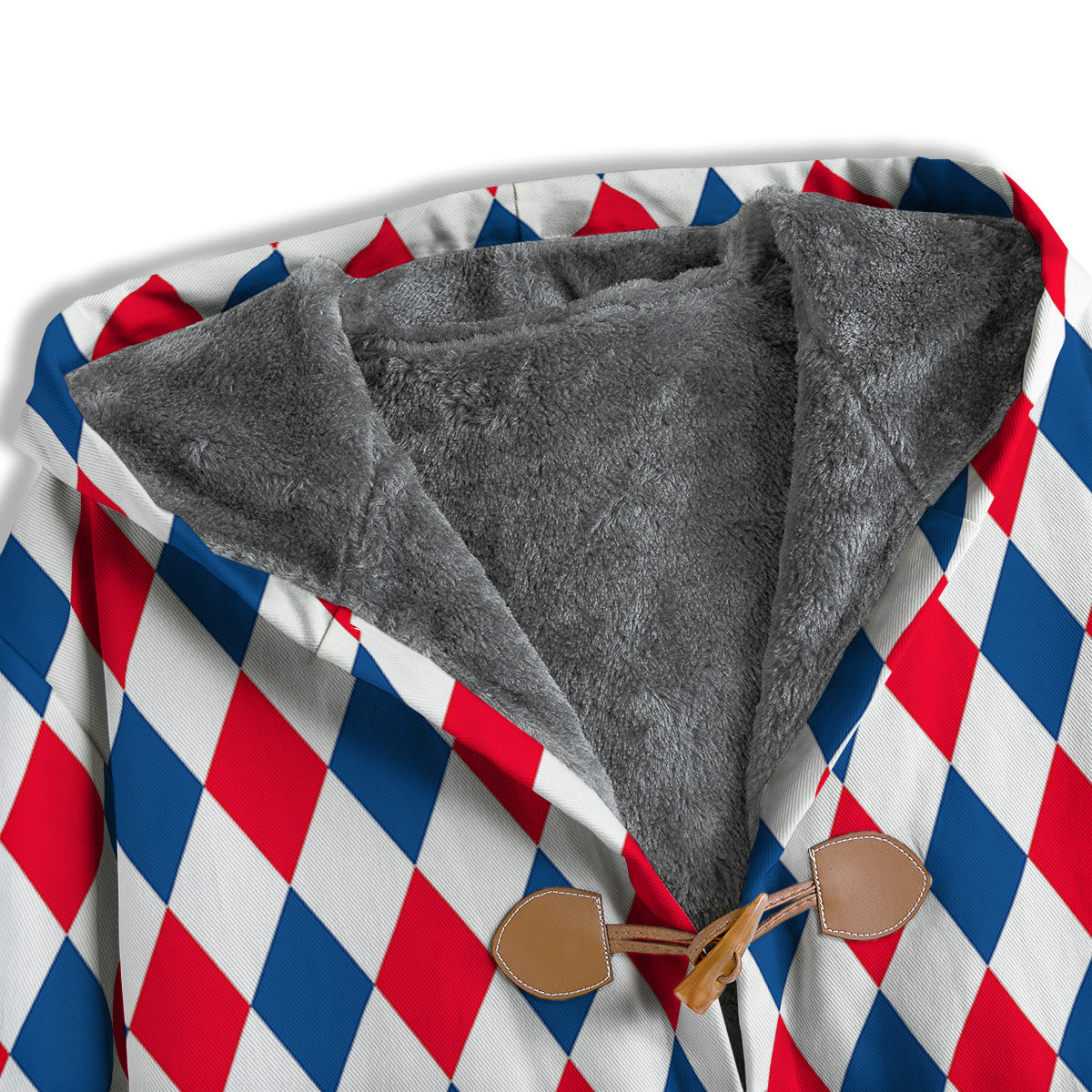 Argyle American Print Pattern Men's Windbreaker Jacket-grizzshop