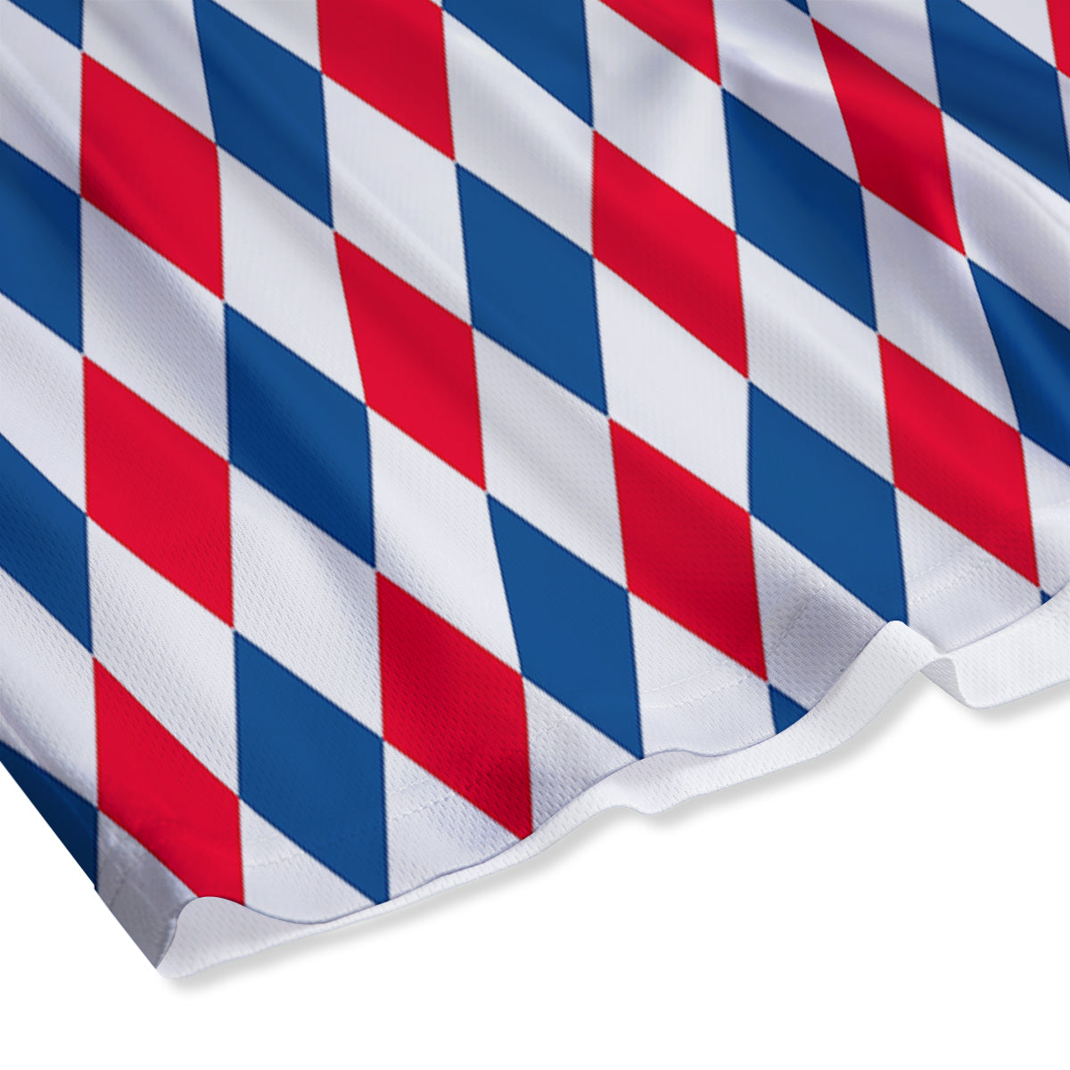 Argyle American Print Pattern Mesh Shorts-grizzshop