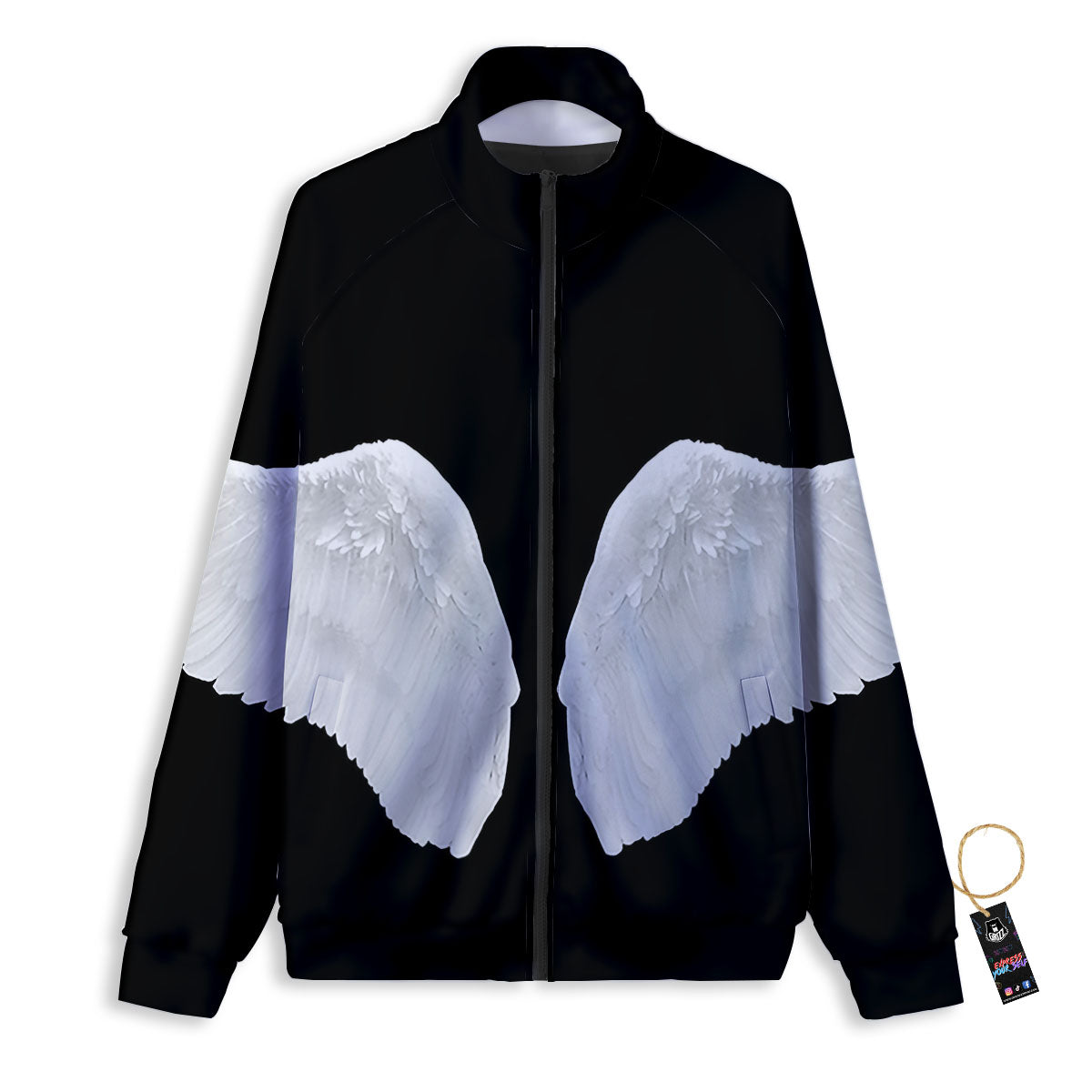 Argyle Blue And Red Print Pattern Track Jacket-grizzshop
