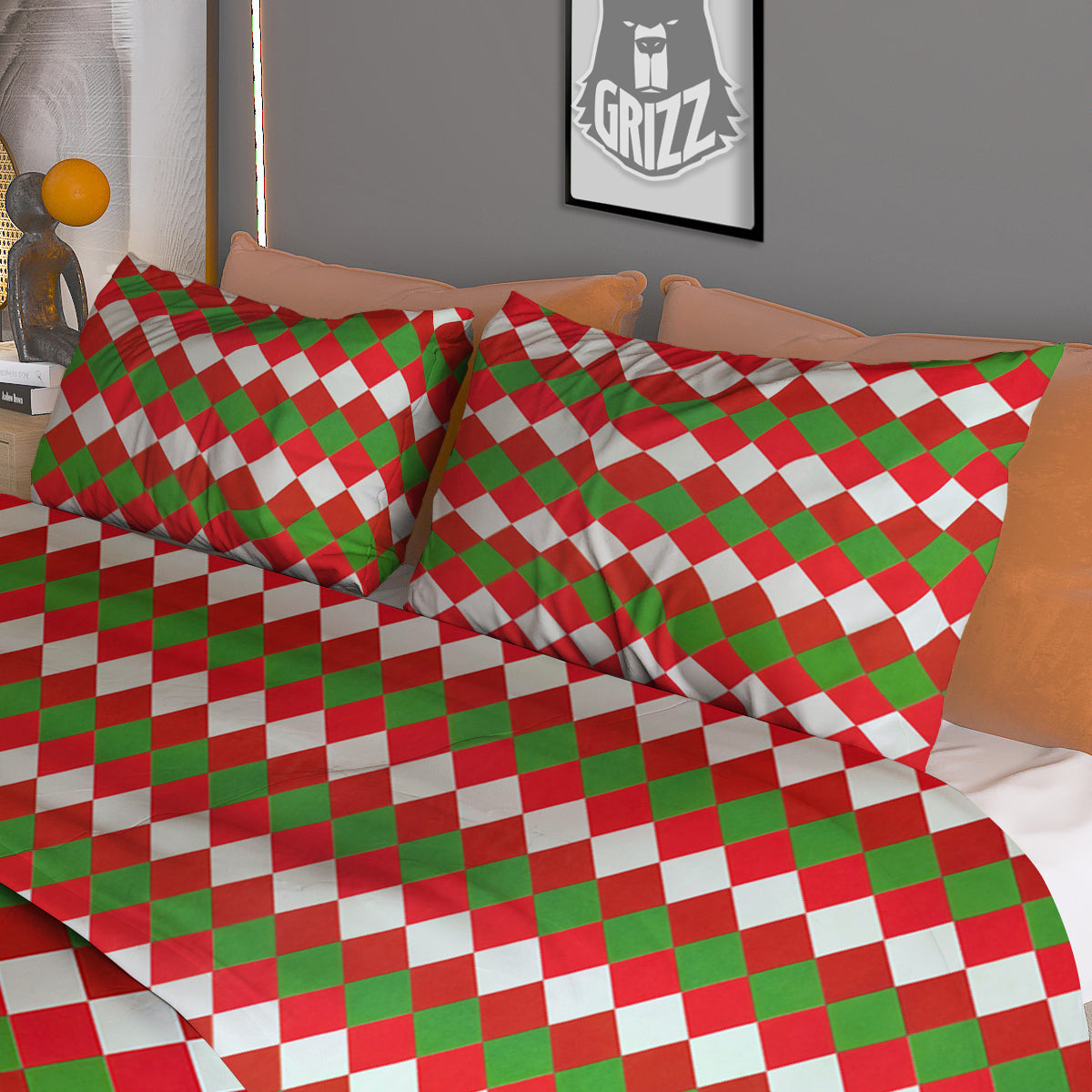 American Geometric Native Print Pattern Duvet Cover Bedding Set