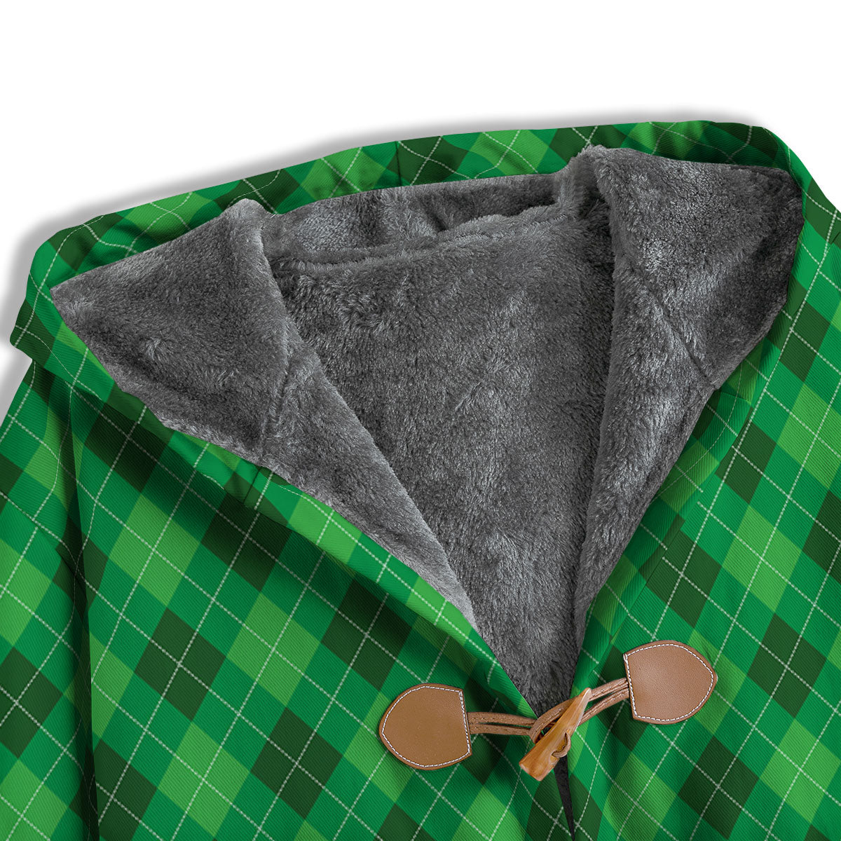 Argyle Green Print Pattern Men's Windbreaker Jacket-grizzshop