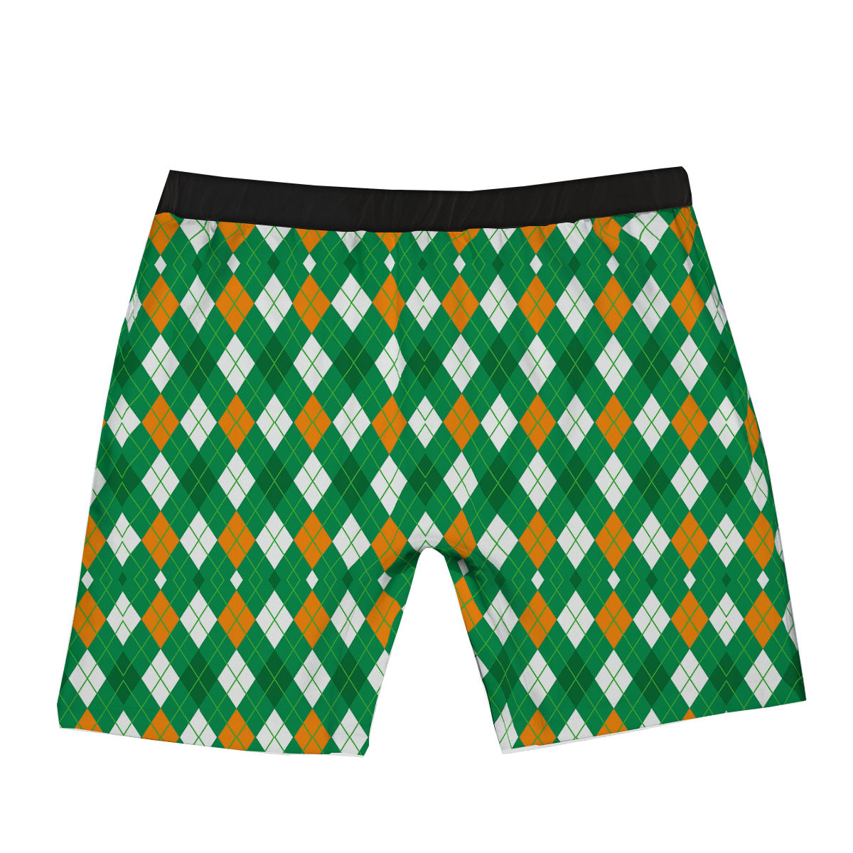 Argyle Irish Print Pattern Boxer Briefs-grizzshop